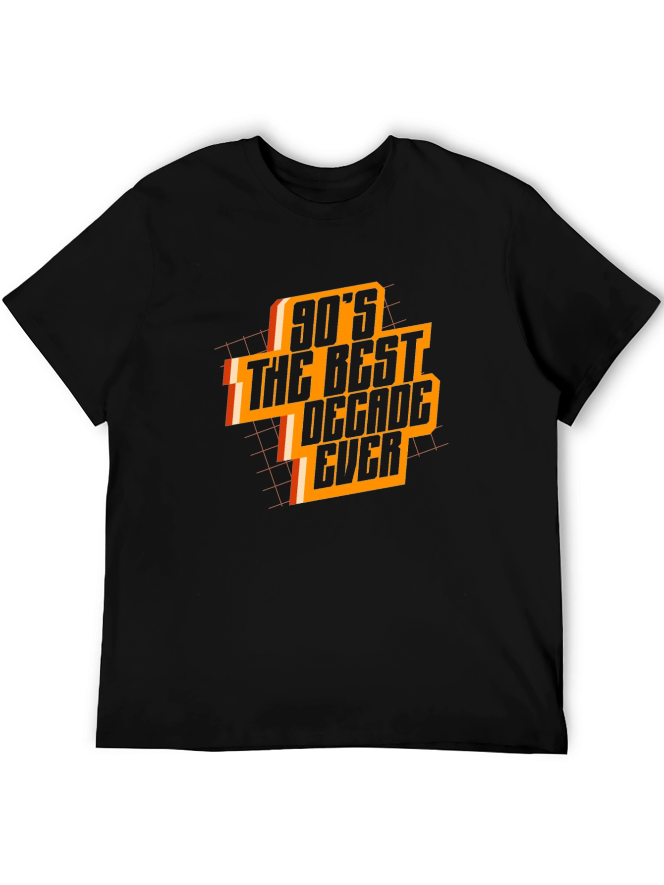 90s The Best Decade Ever Black Graphic Tee