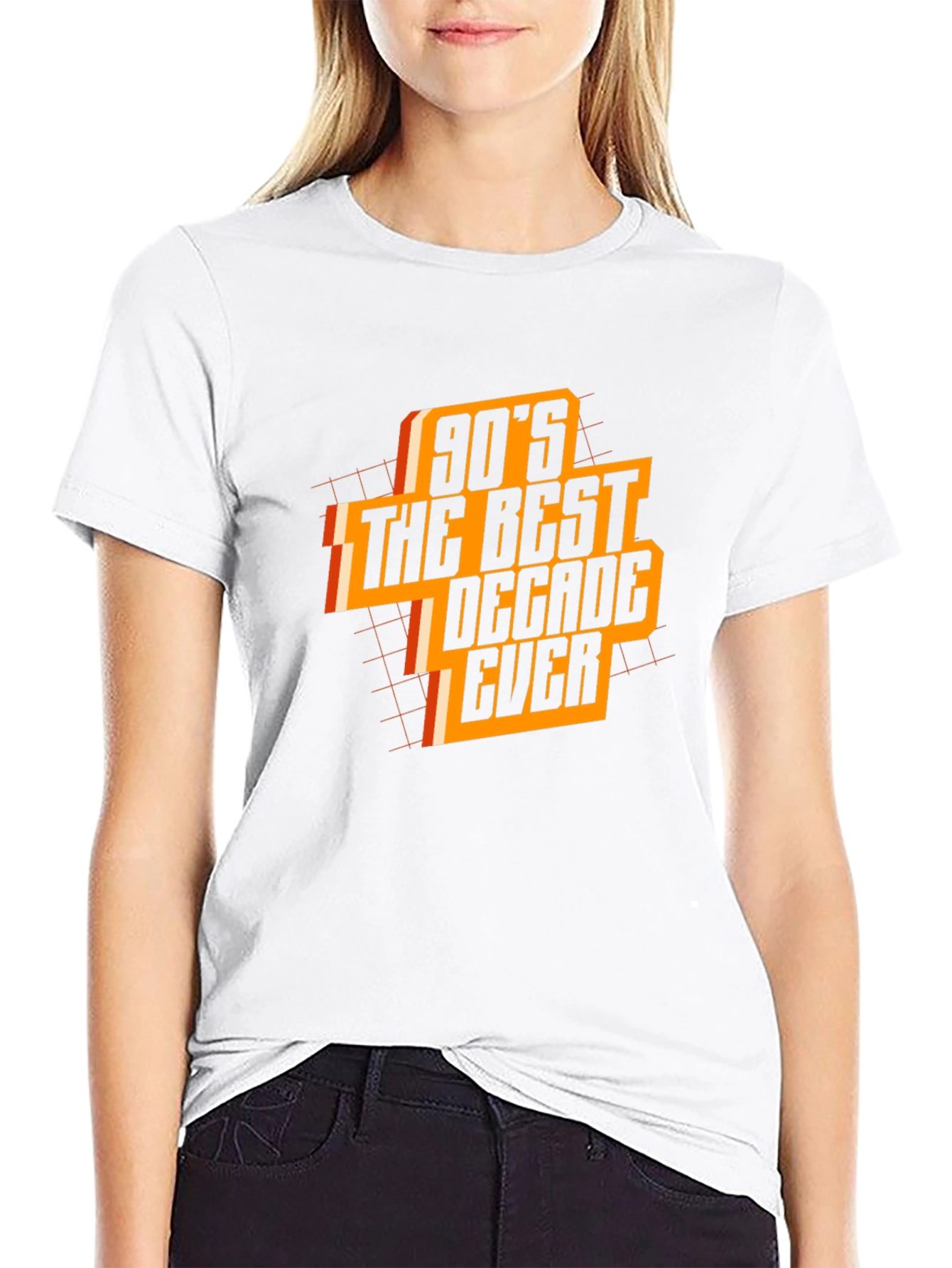 90s The Best Decade Ever Black Graphic Tee