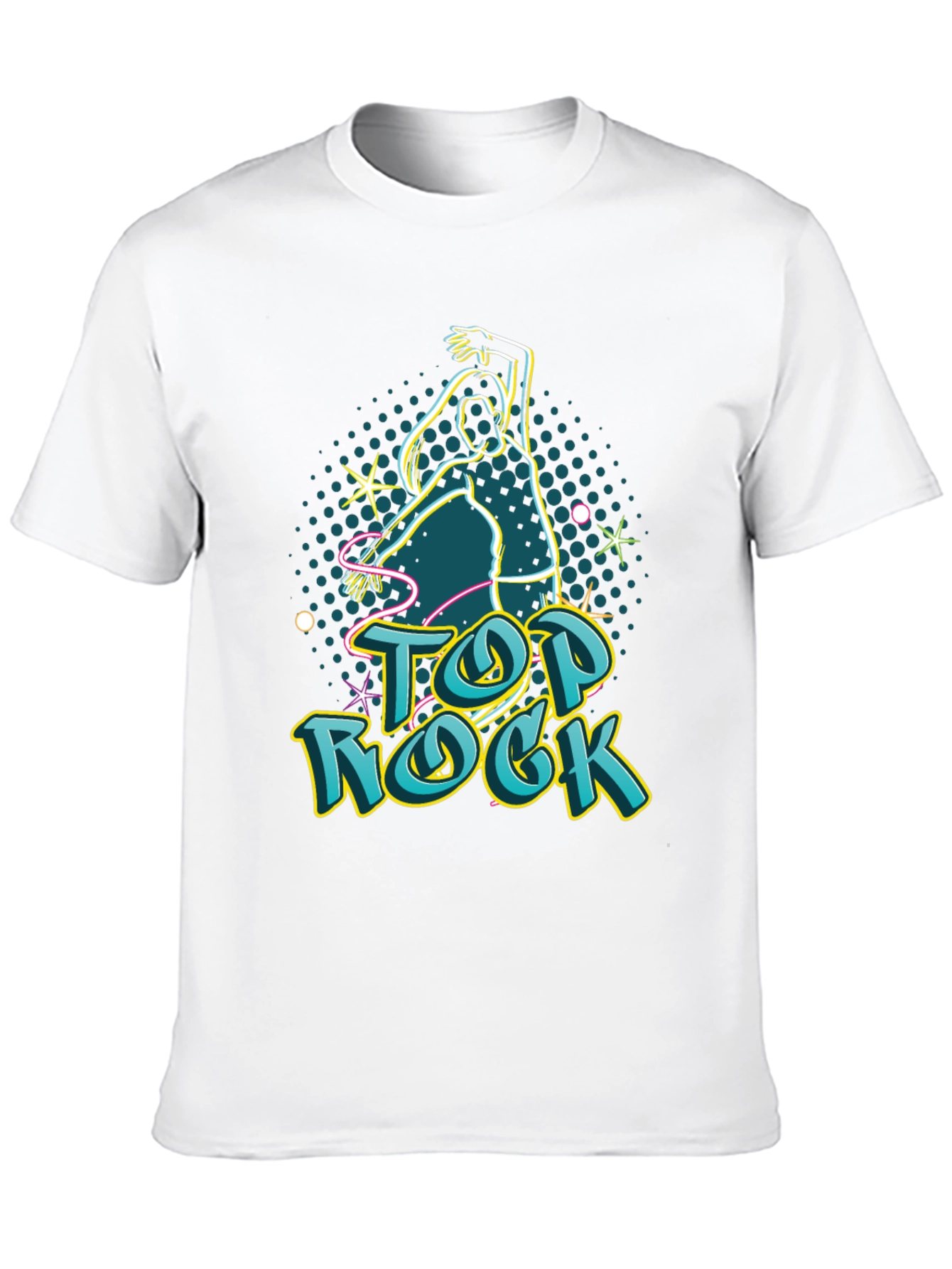 Top Rock Dance Tee - Stylish Graphic Print Shirt