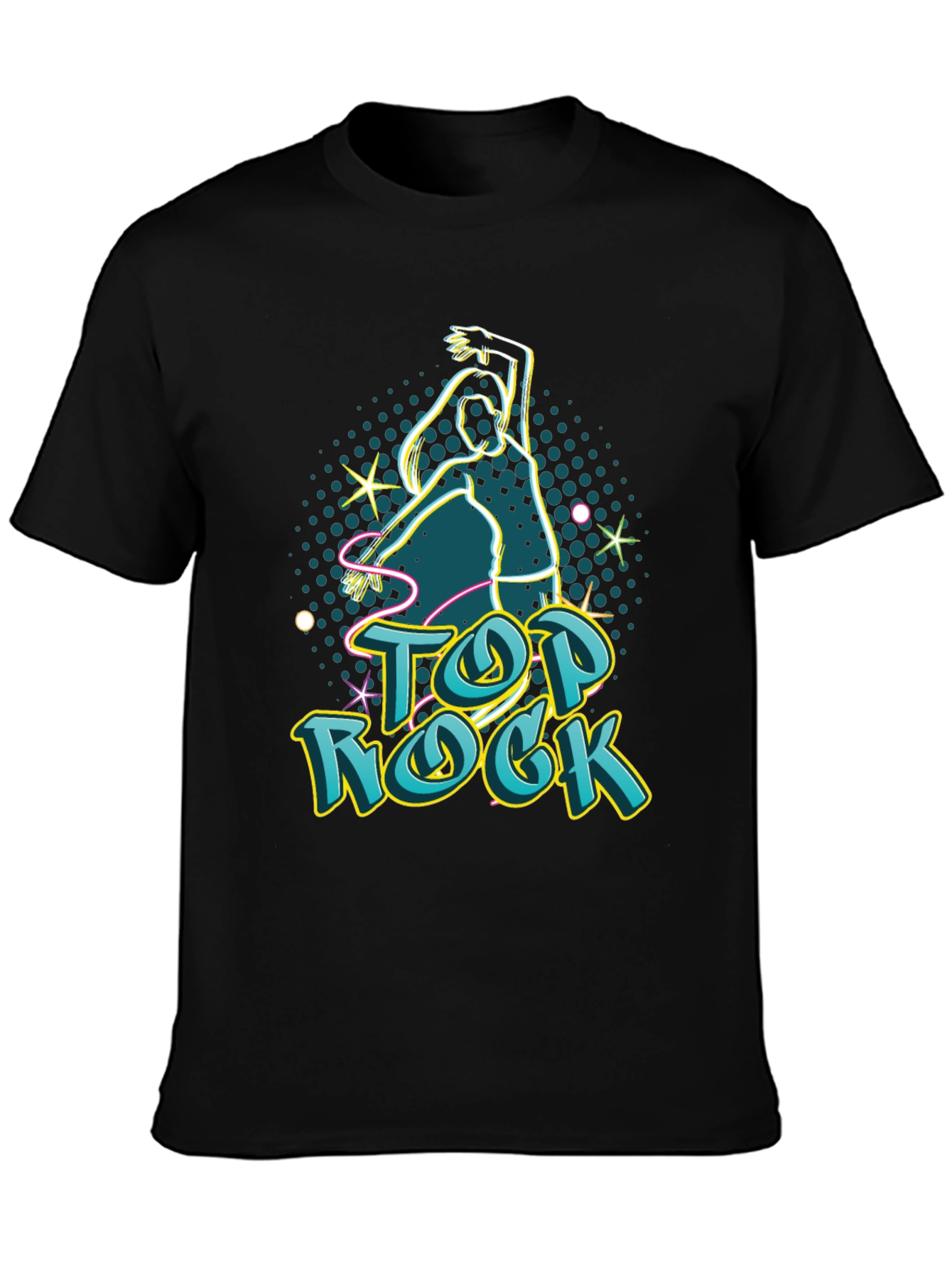 Top Rock Dance Tee - Stylish Graphic Print Shirt