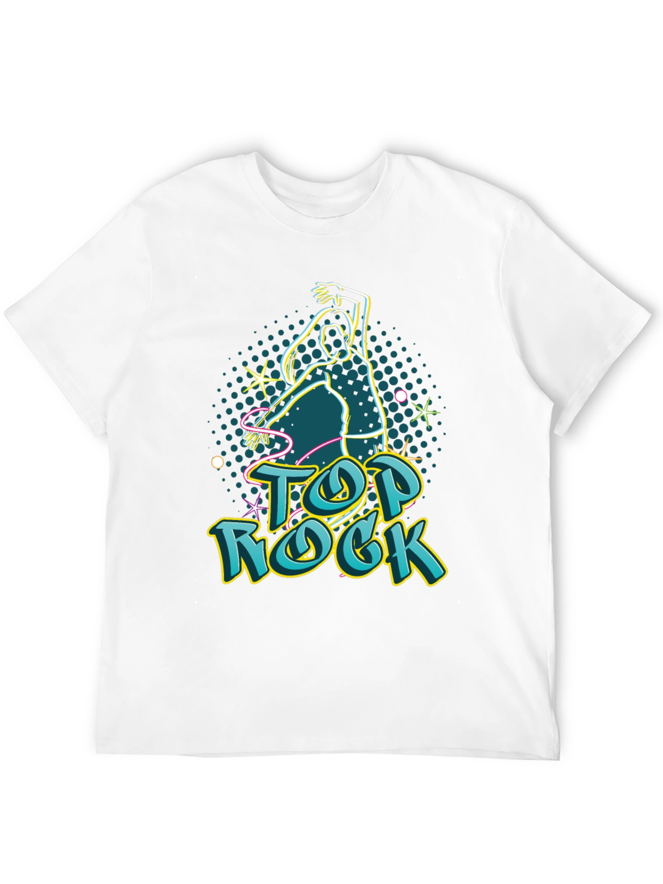 Top Rock Dance Tee - Stylish Graphic Print Shirt