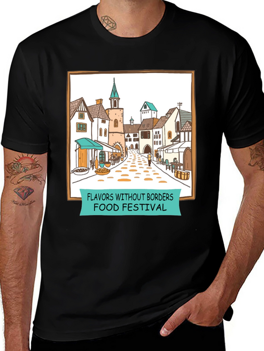 Flavors Without Borders Food Festival T-Shirt