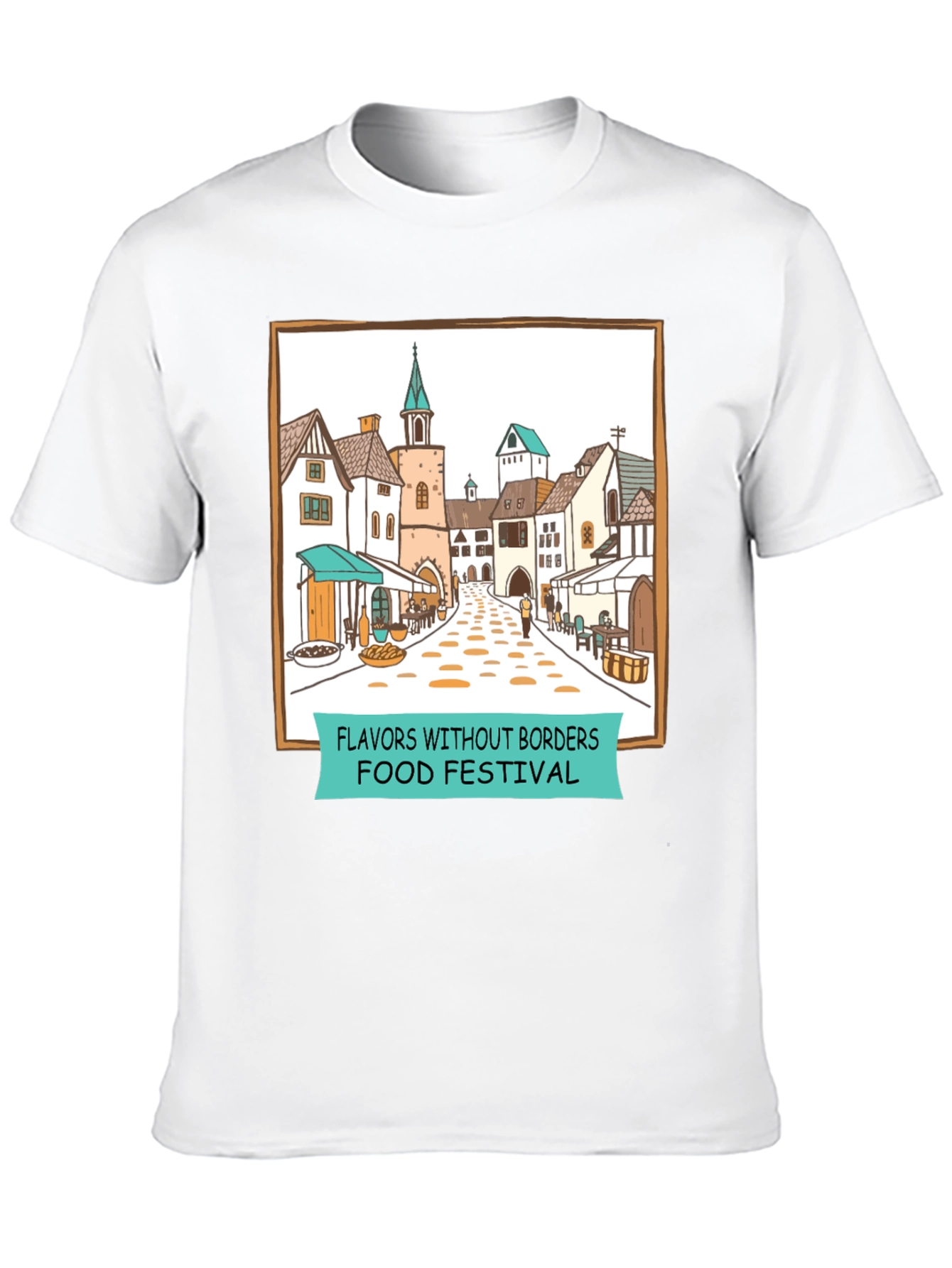 Flavors Without Borders Food Festival T-Shirt