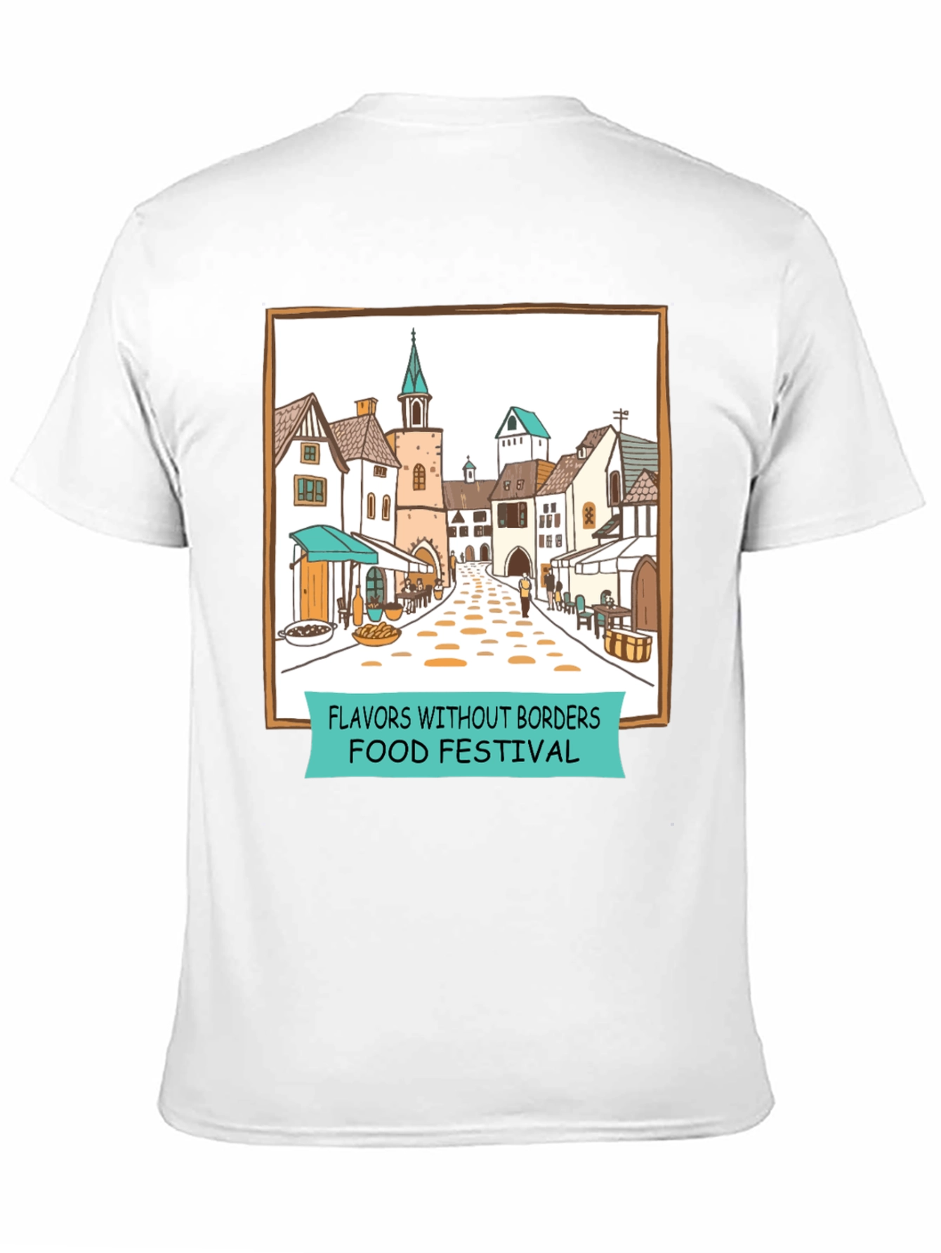 Flavors Without Borders Food Festival T-Shirt