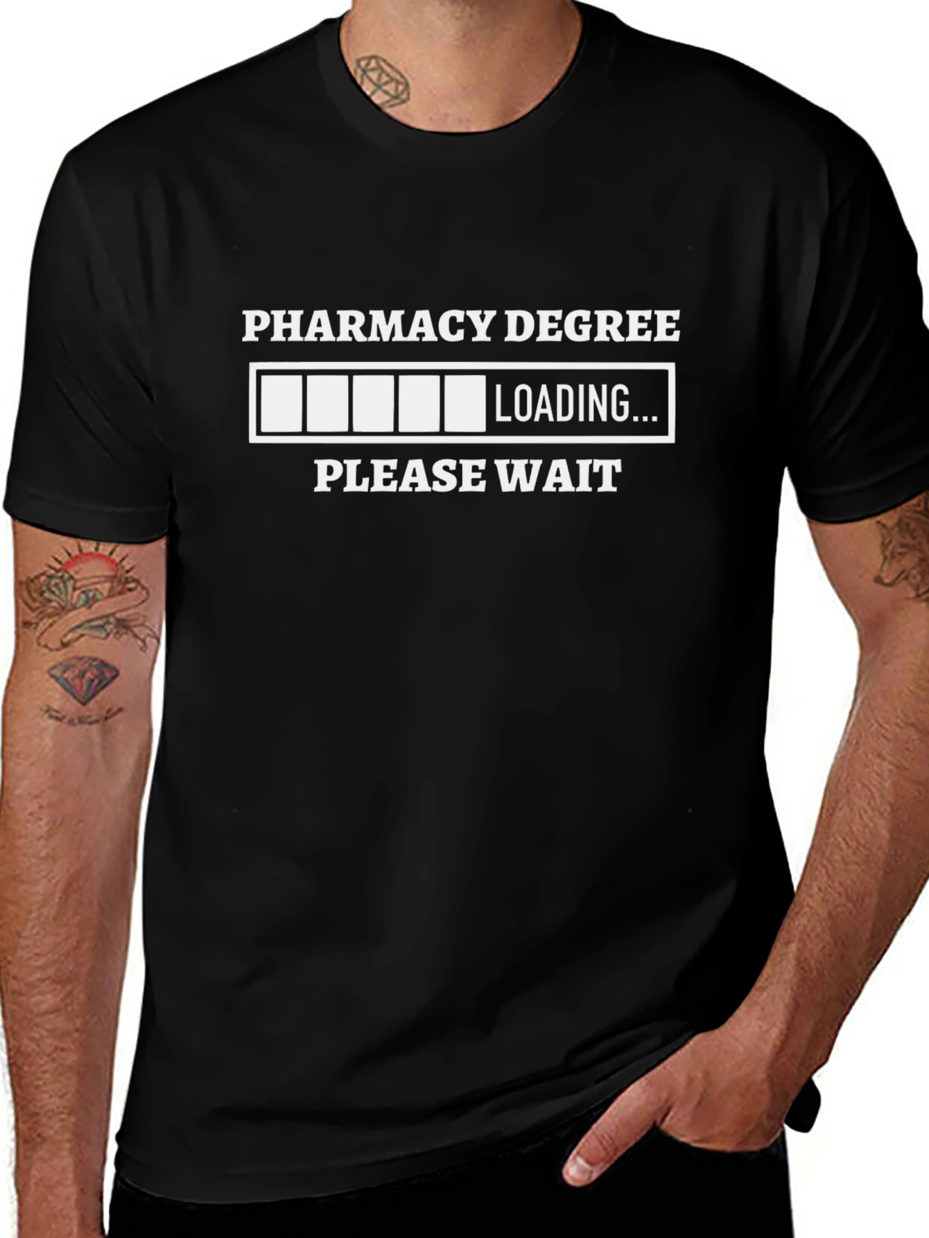 Pharmacy Degree Loading T-Shirt