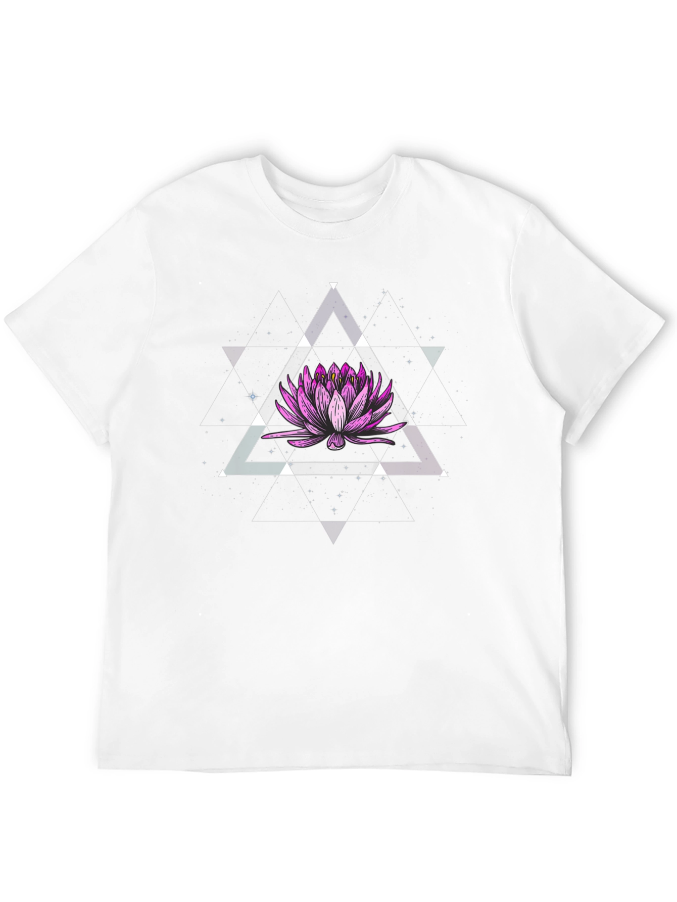Lotus Flower Geometric T-Shirt