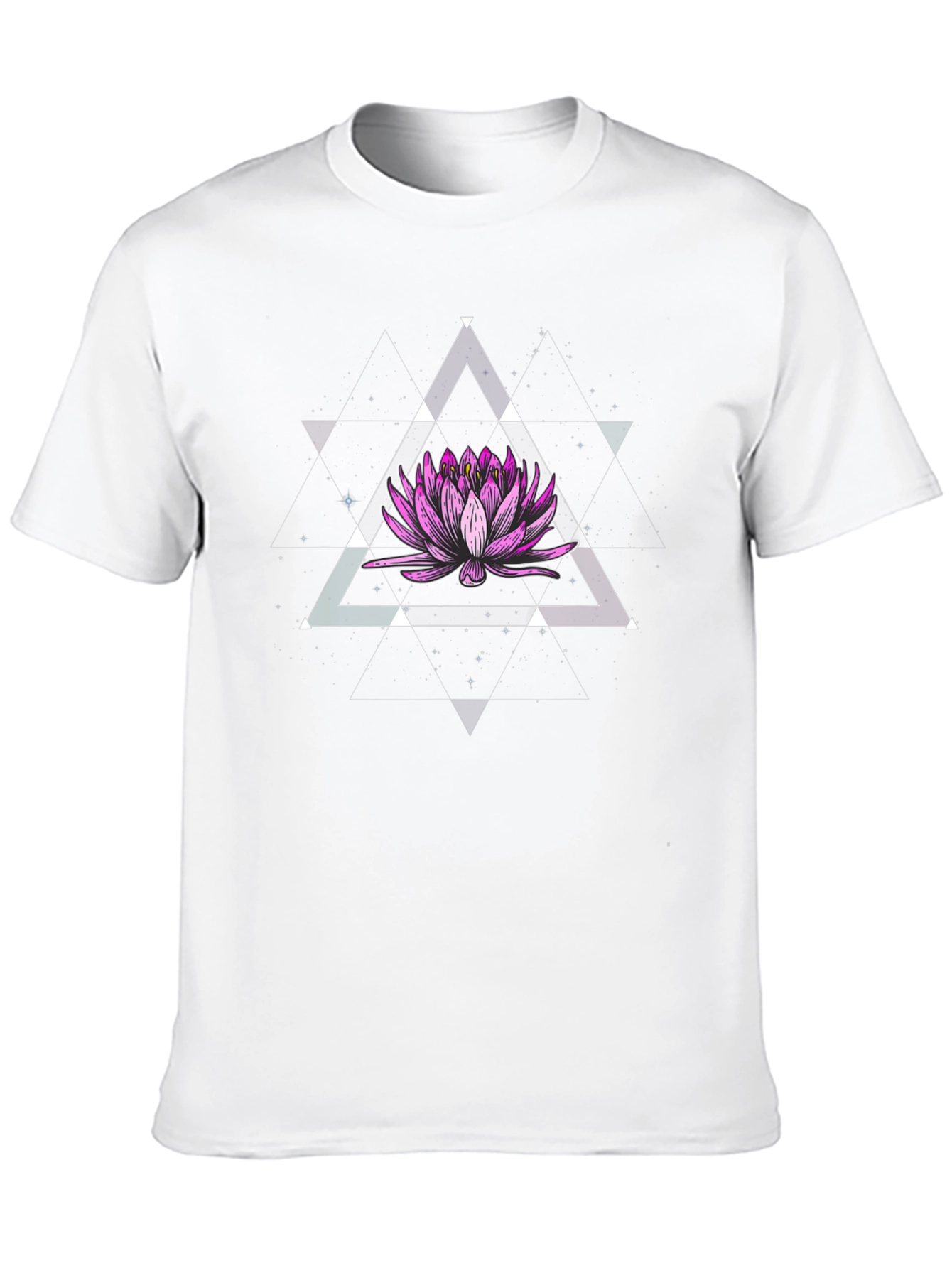 Lotus Flower Geometric T-Shirt