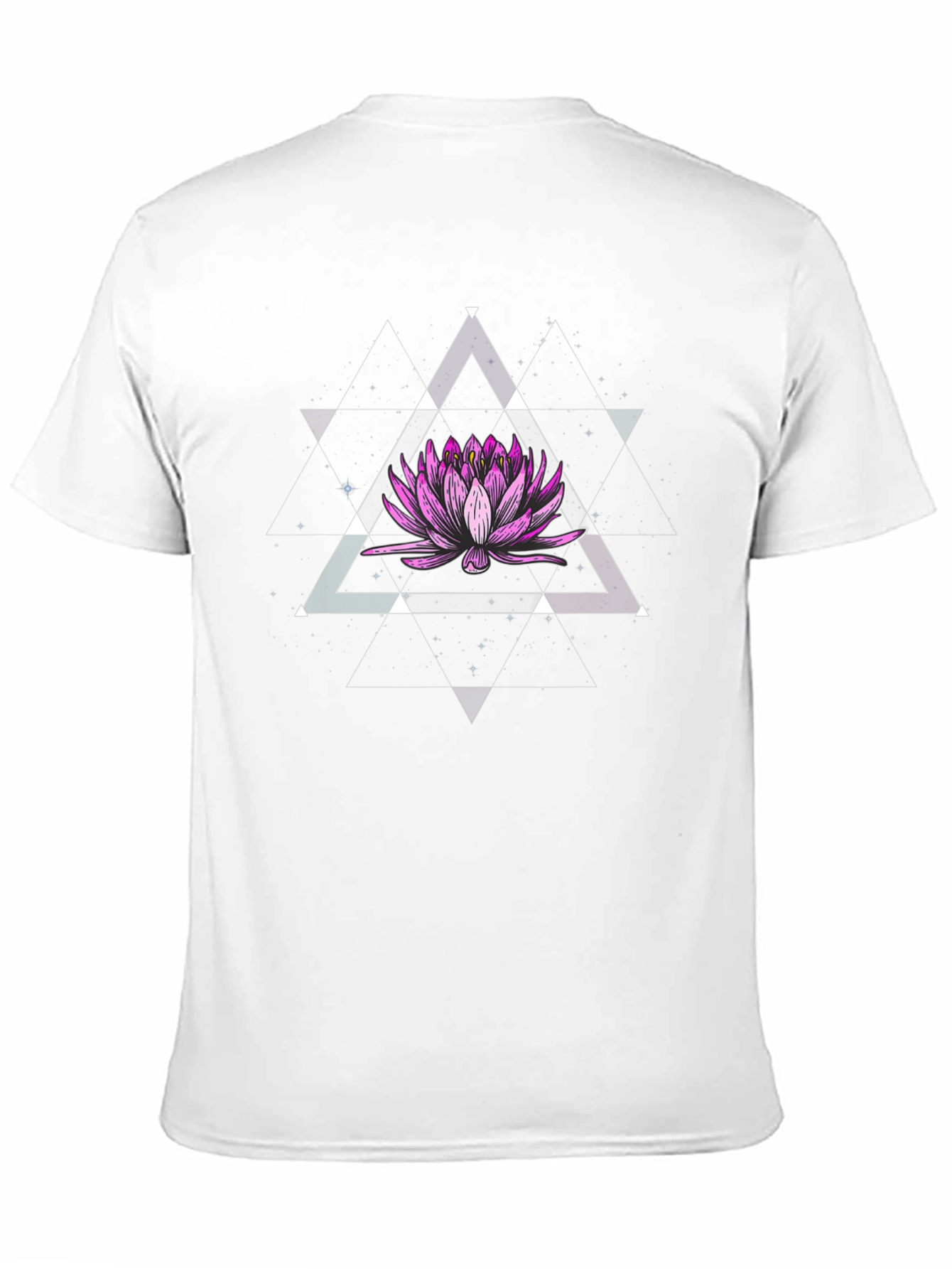 Lotus Flower Geometric T-Shirt