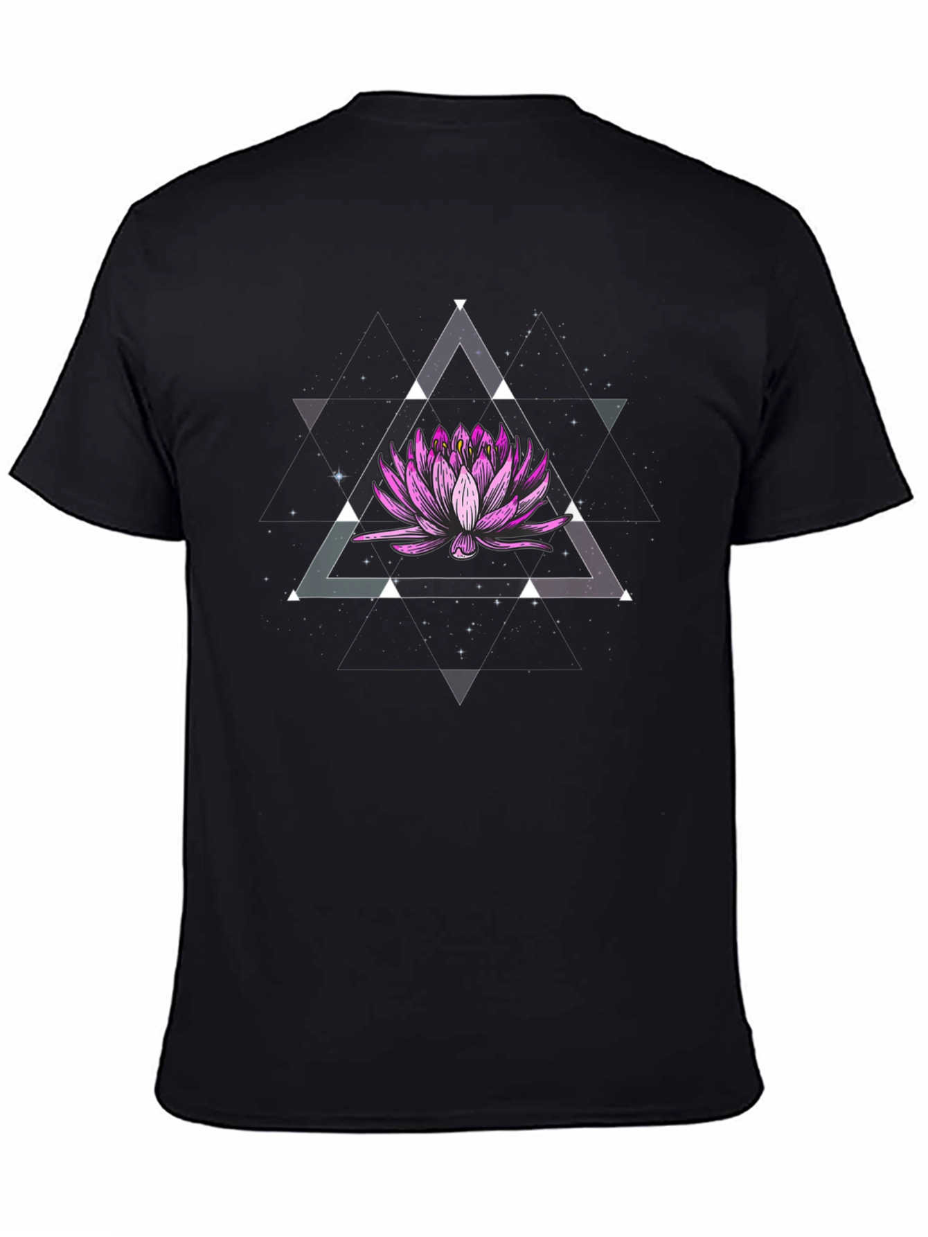 Lotus Flower Geometric T-Shirt