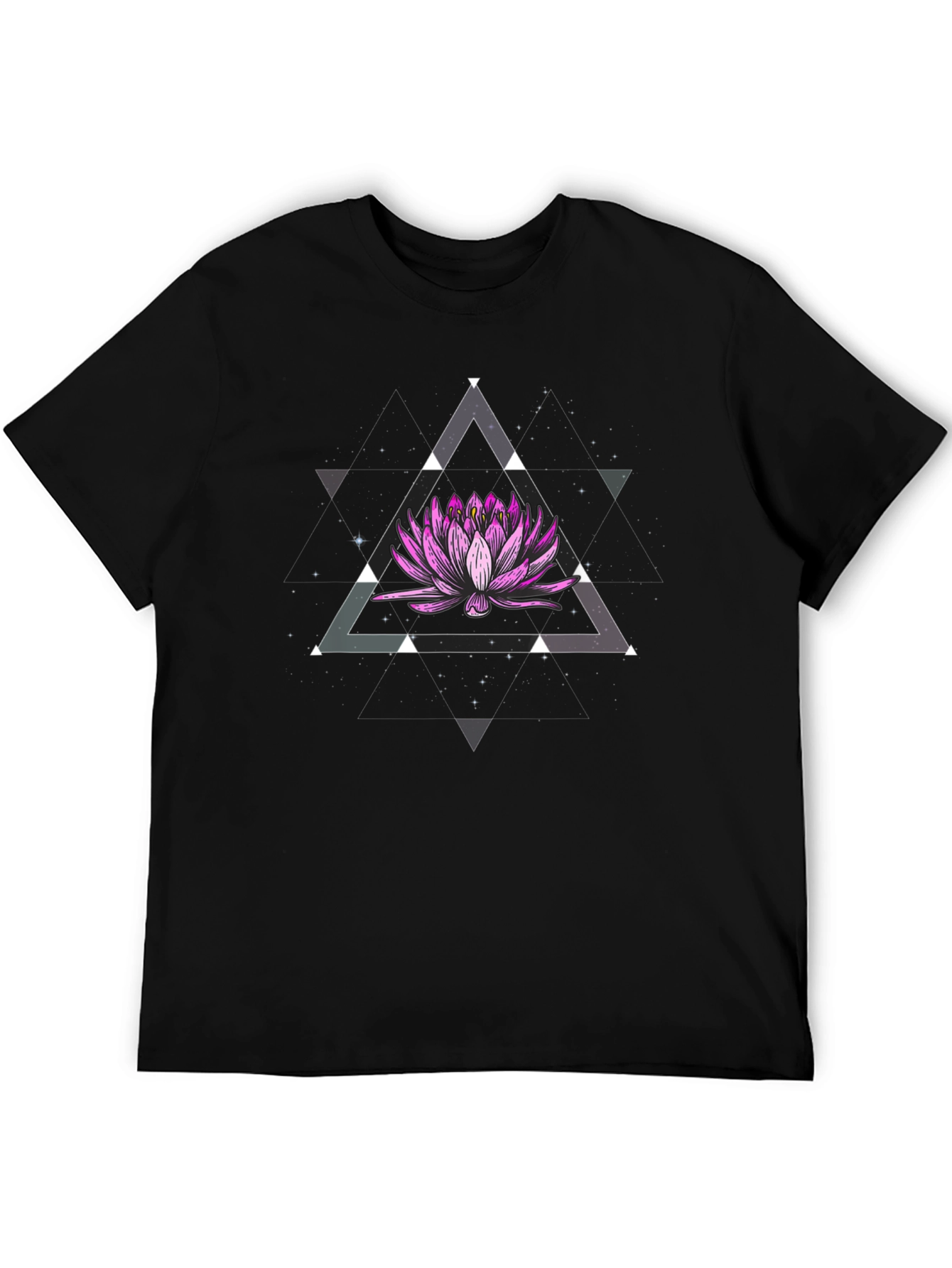 Lotus Flower Geometric T-Shirt
