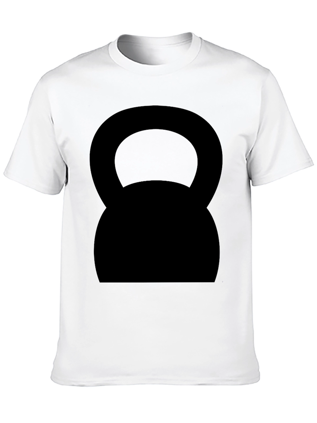 Black Kettlebell Graphic Tee - Workout Ready