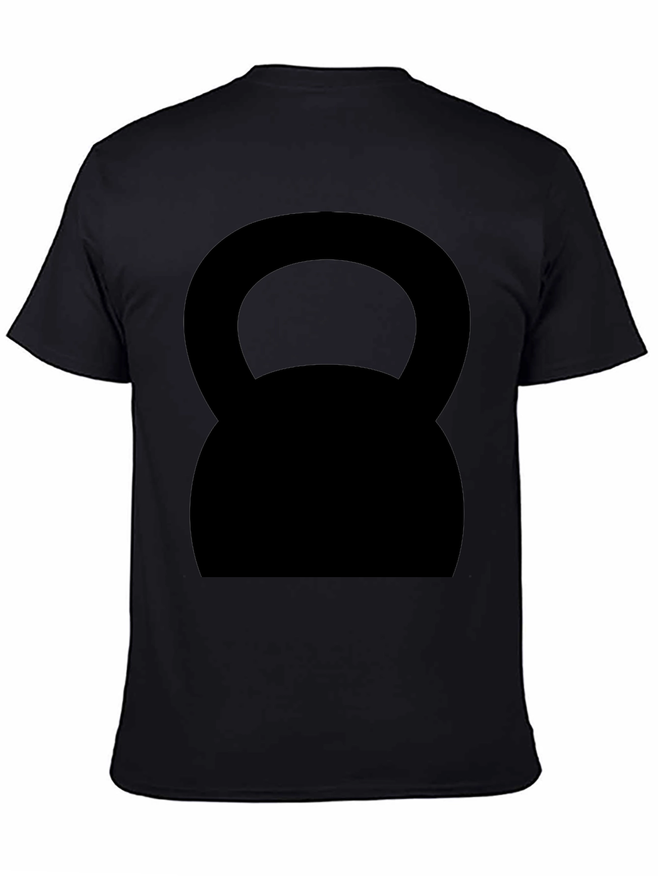 Black Kettlebell Graphic Tee - Workout Ready