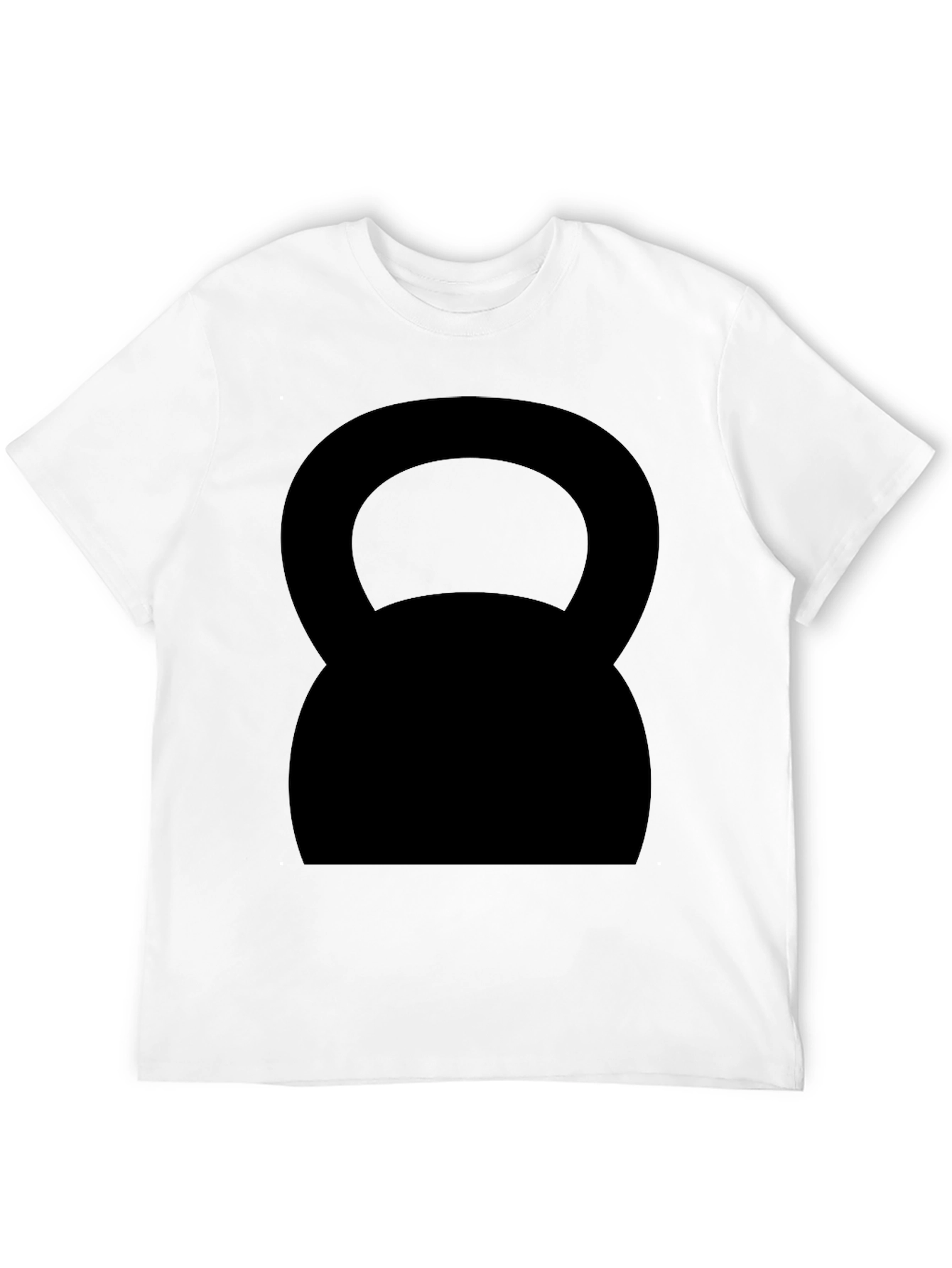 Black Kettlebell Graphic Tee - Workout Ready