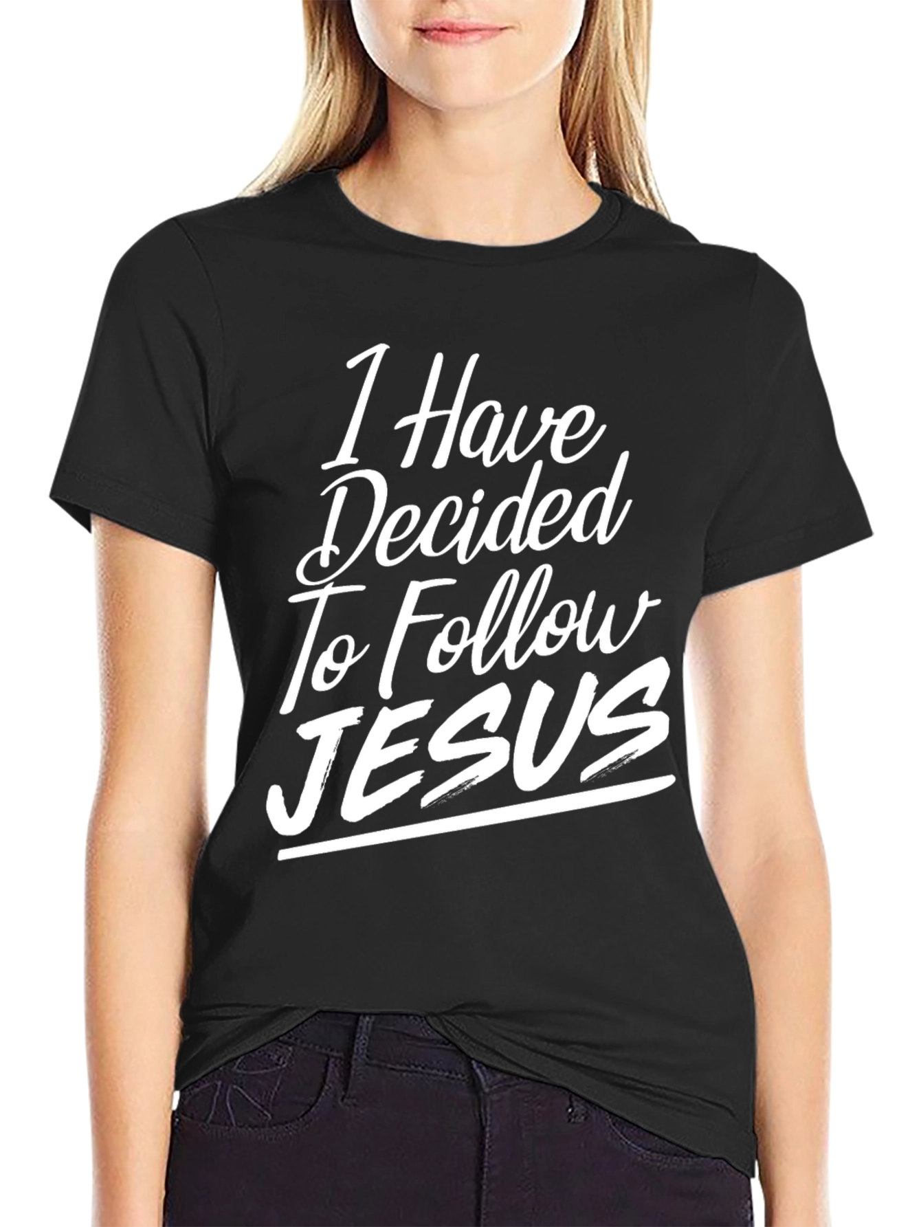 I Have Decided To Follow Jesus Graphic Tee