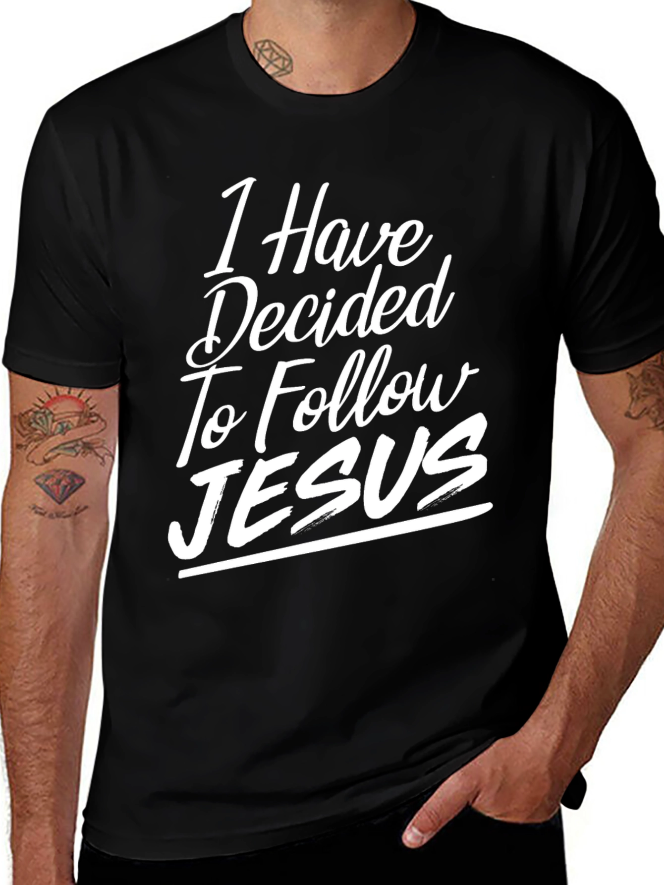 I Have Decided To Follow Jesus Graphic Tee