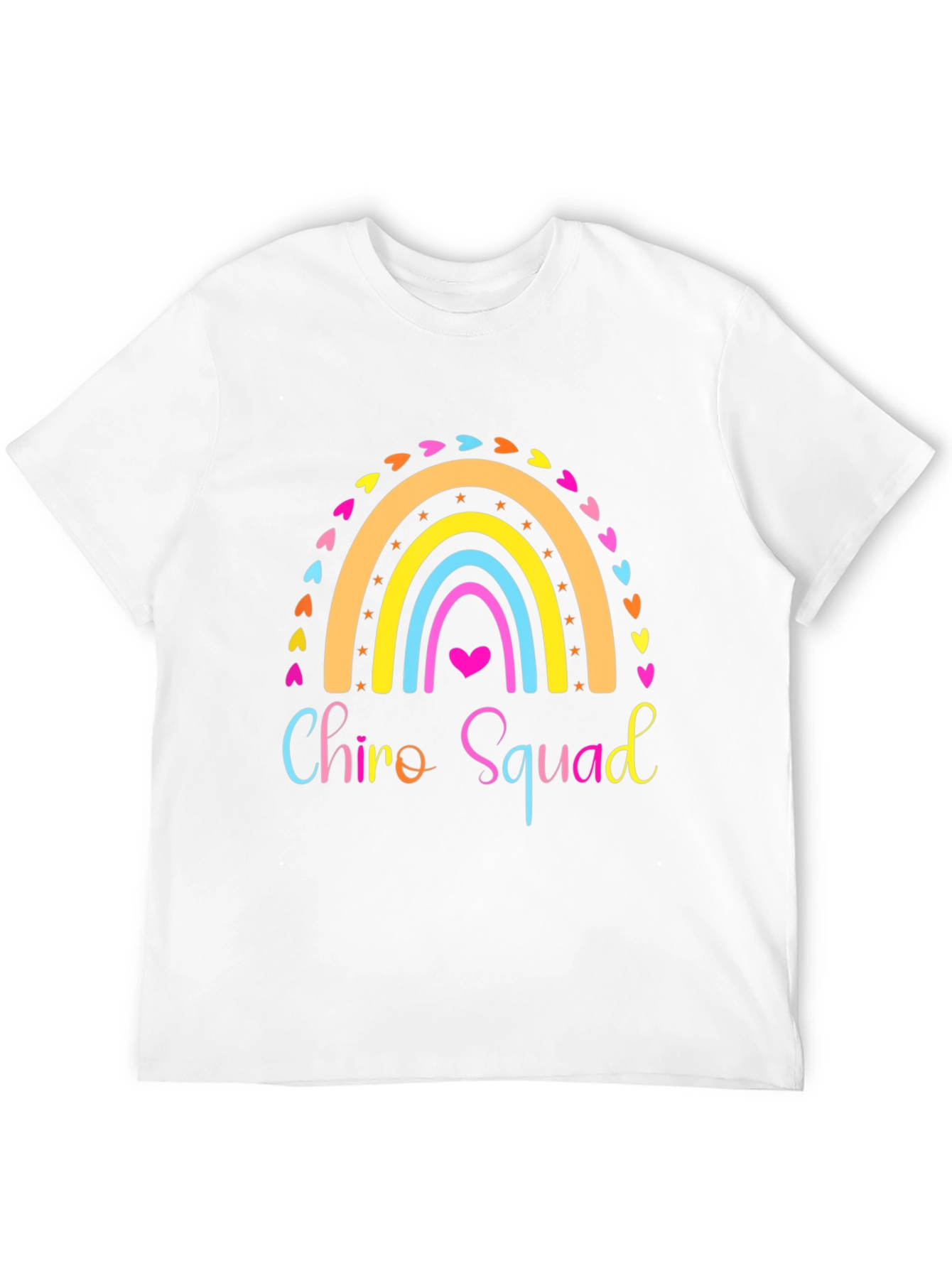 Chiro Squad Rainbow Graphic Tee - Black Unisex