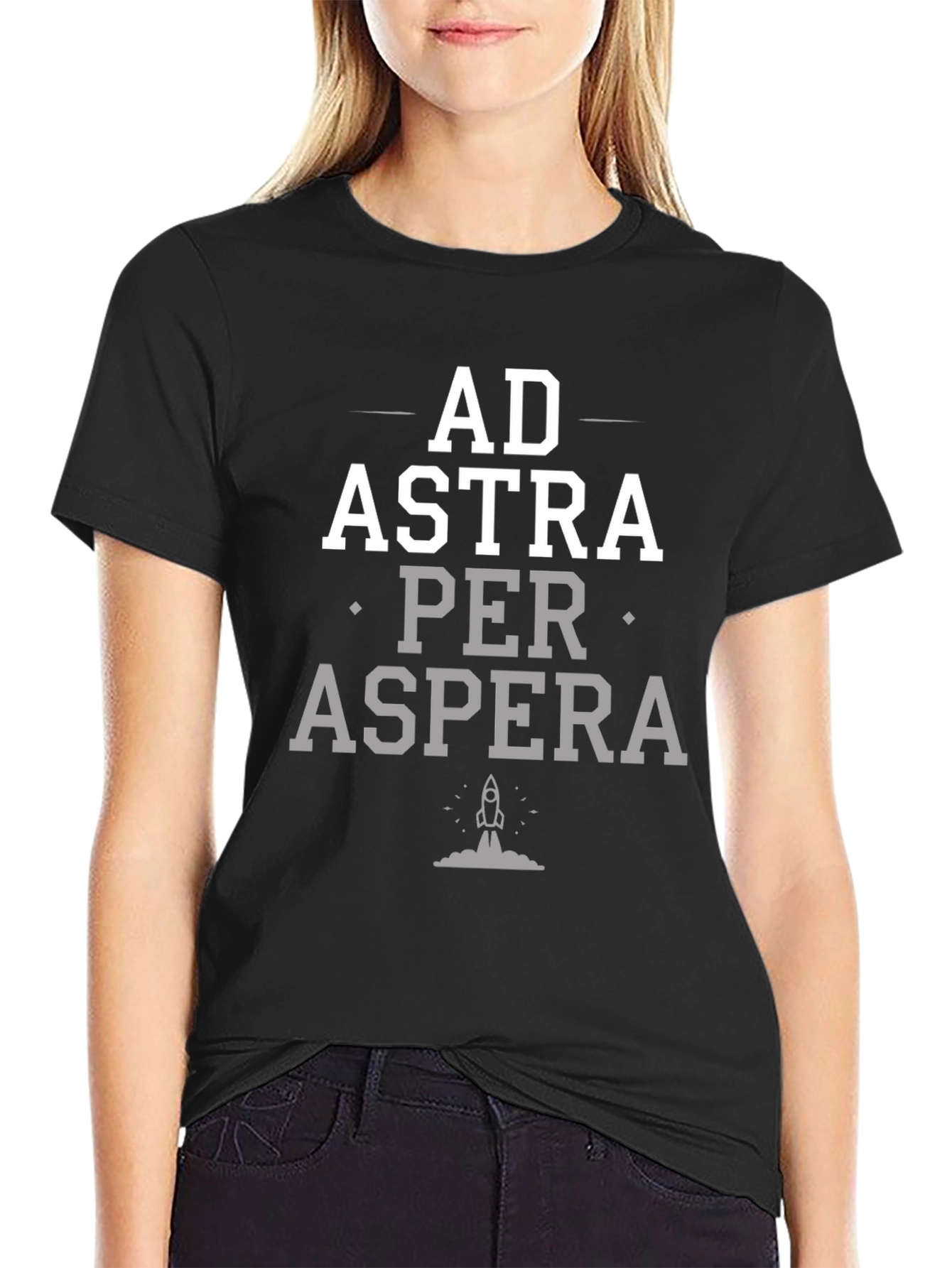 Ad Astra Per Aspera T-Shirt - Space & Perseverance