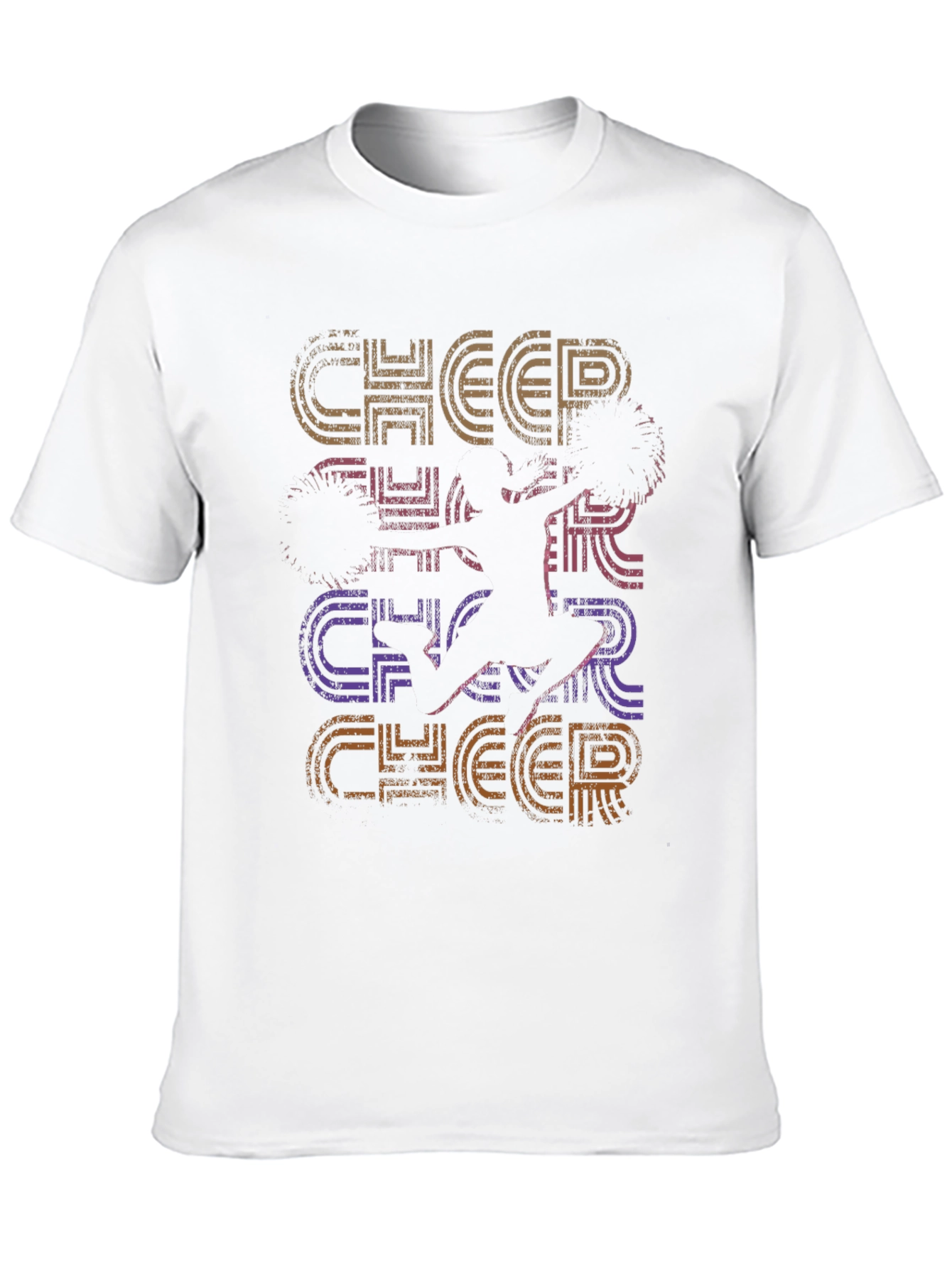 Retro Cheerleader Graphic T-Shirt