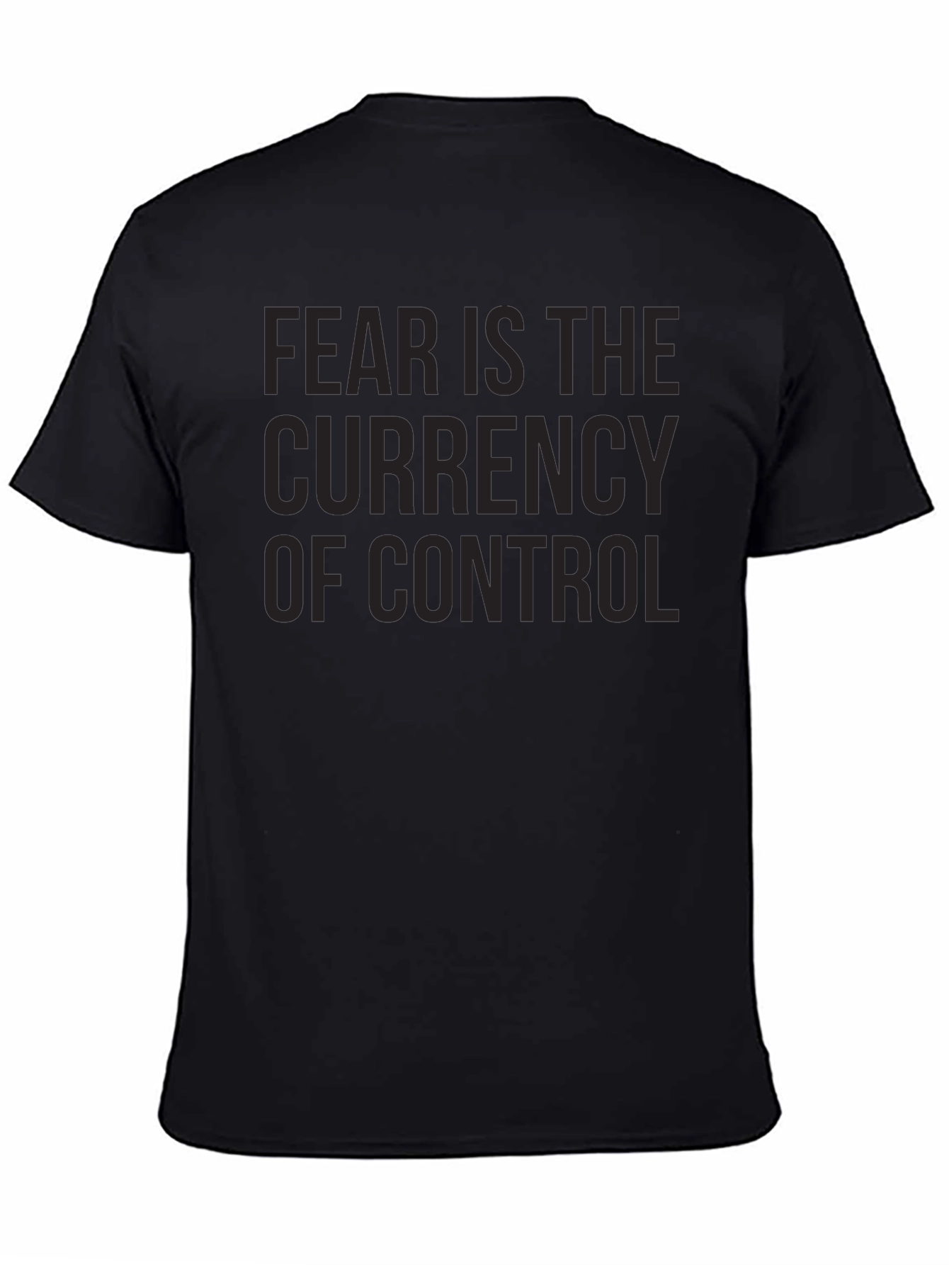 Fear is the Currency of Control T-Shirt