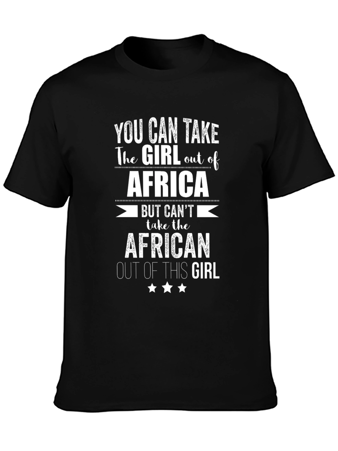 African Girl T-Shirt - Stylish Graphic Tee