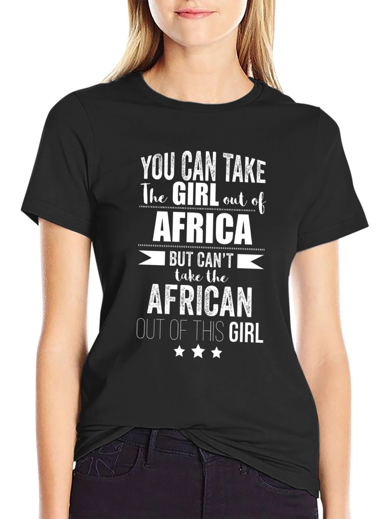 African Girl T-Shirt - Stylish Graphic Tee