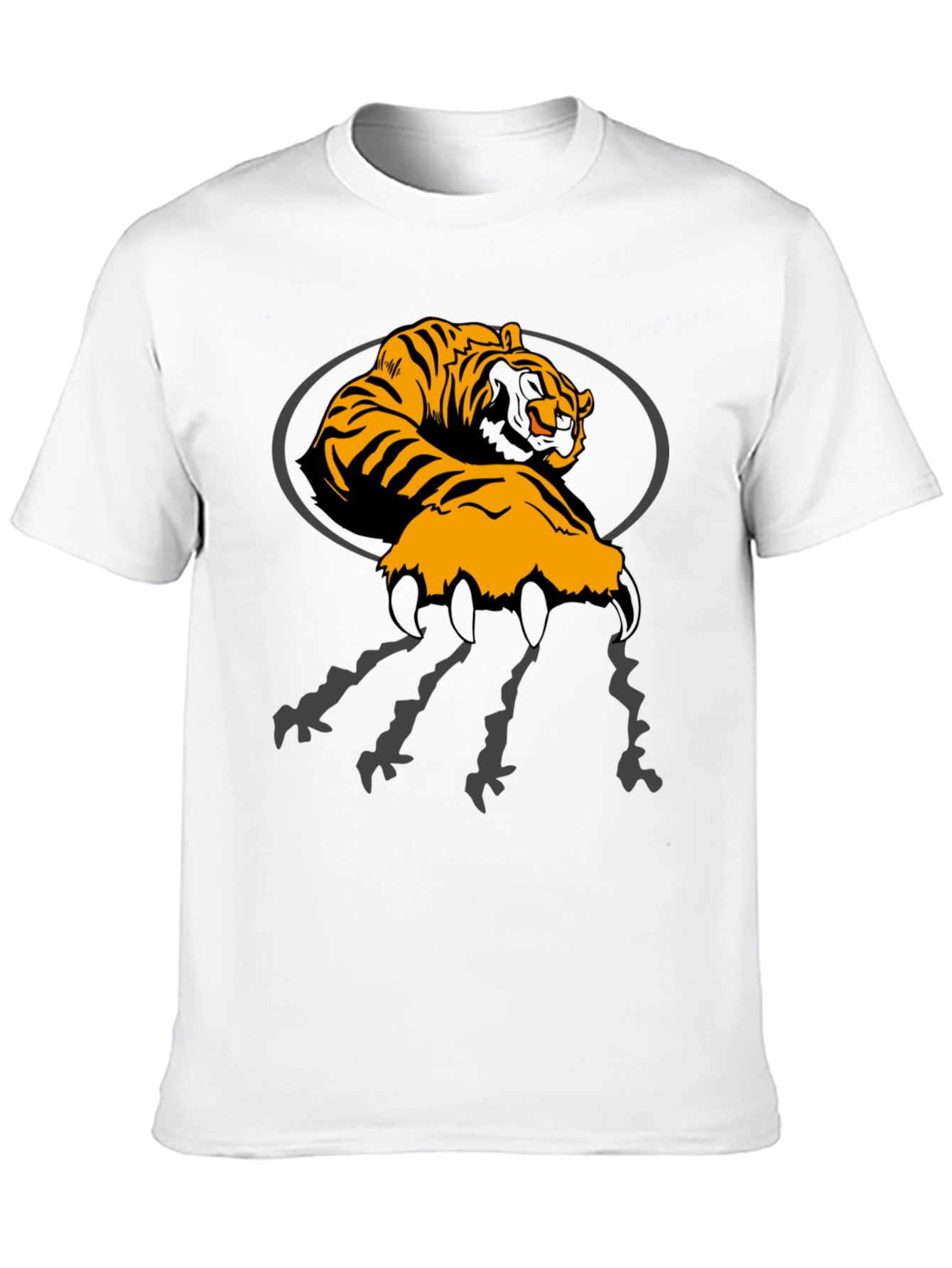 Tiger Claw Graphic Black T-Shirt