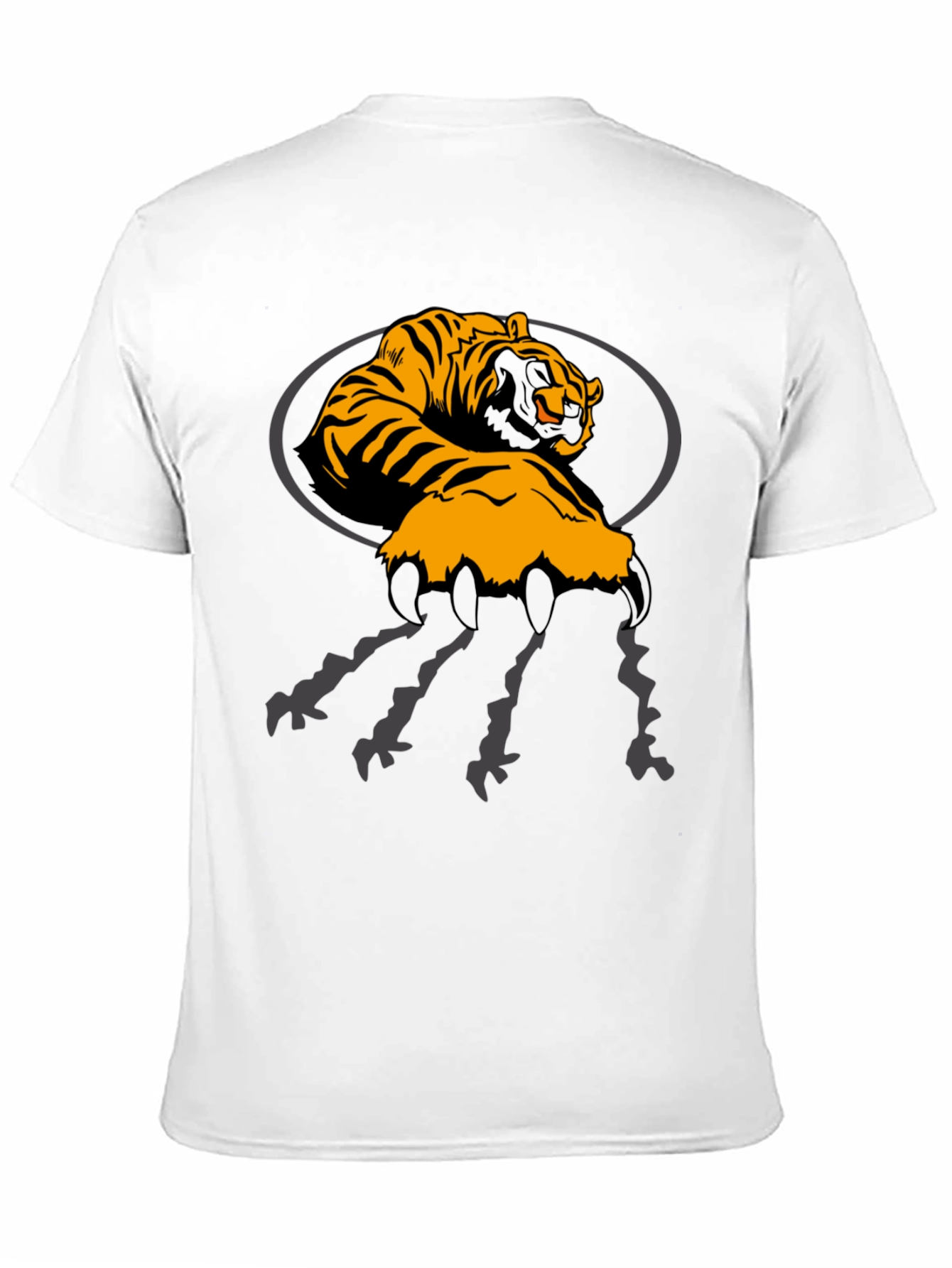 Tiger Claw Graphic Black T-Shirt
