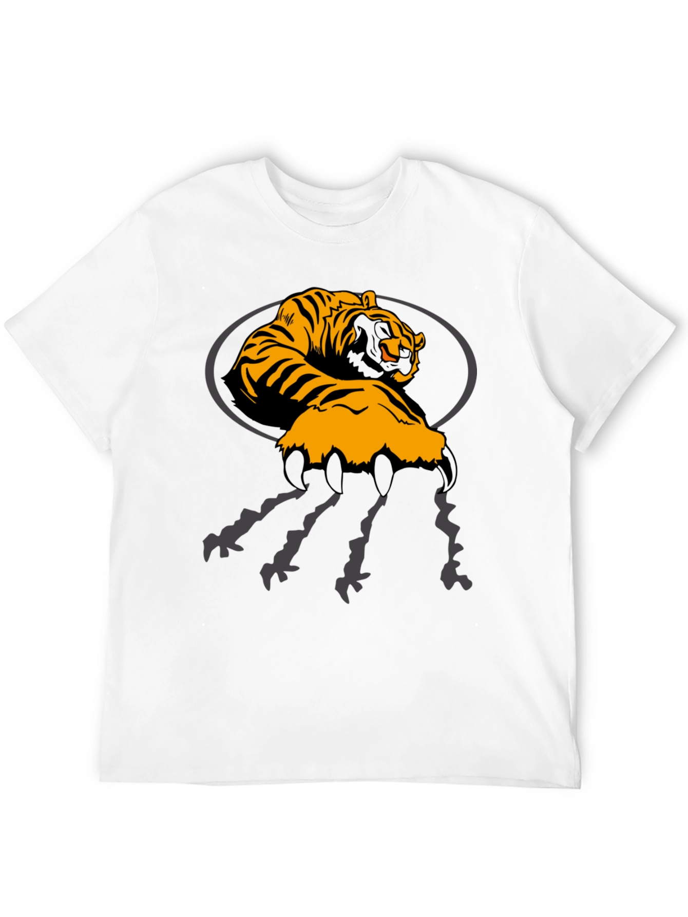 Tiger Claw Graphic Black T-Shirt
