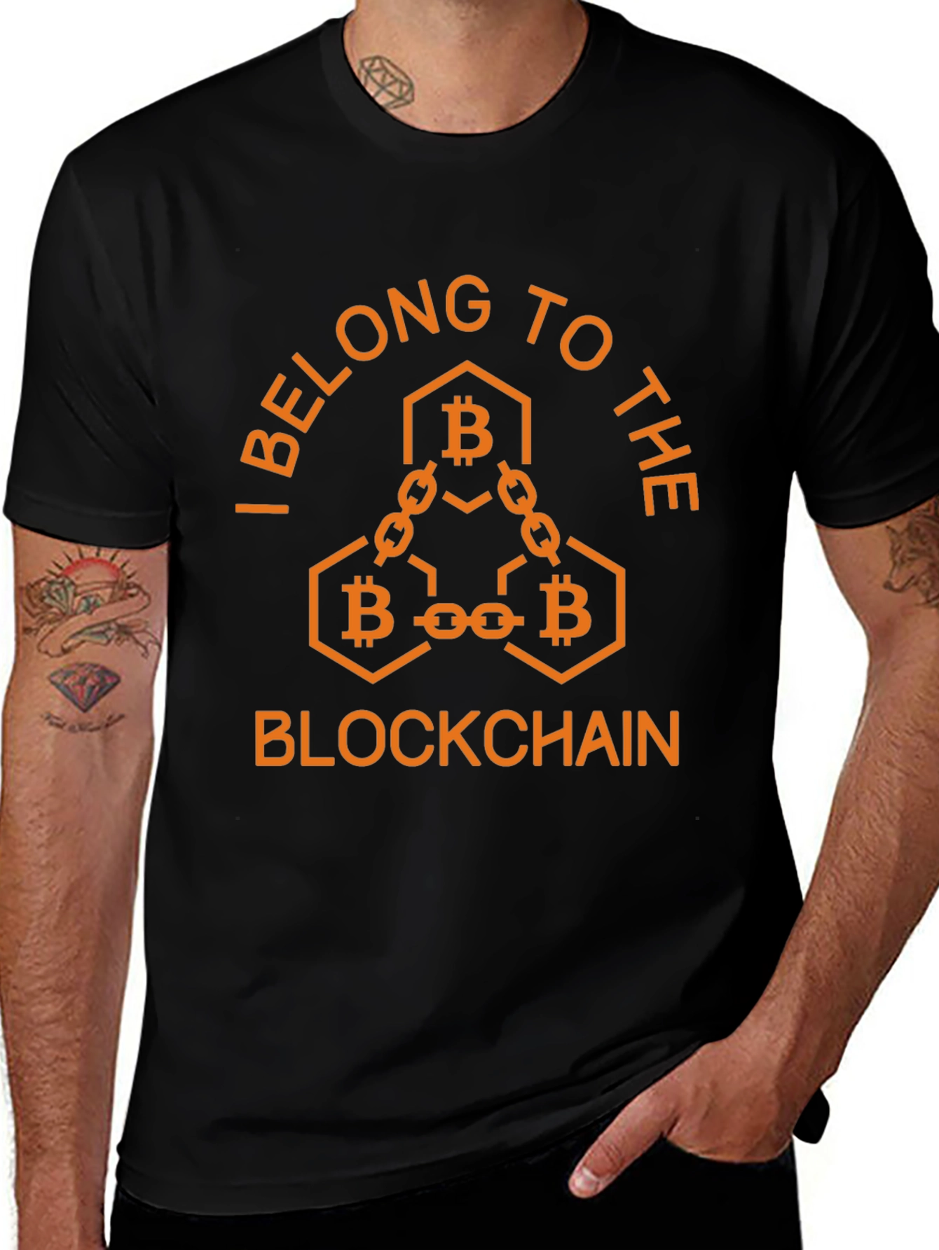 I Belong to the Blockchain Graphic T-Shirt
