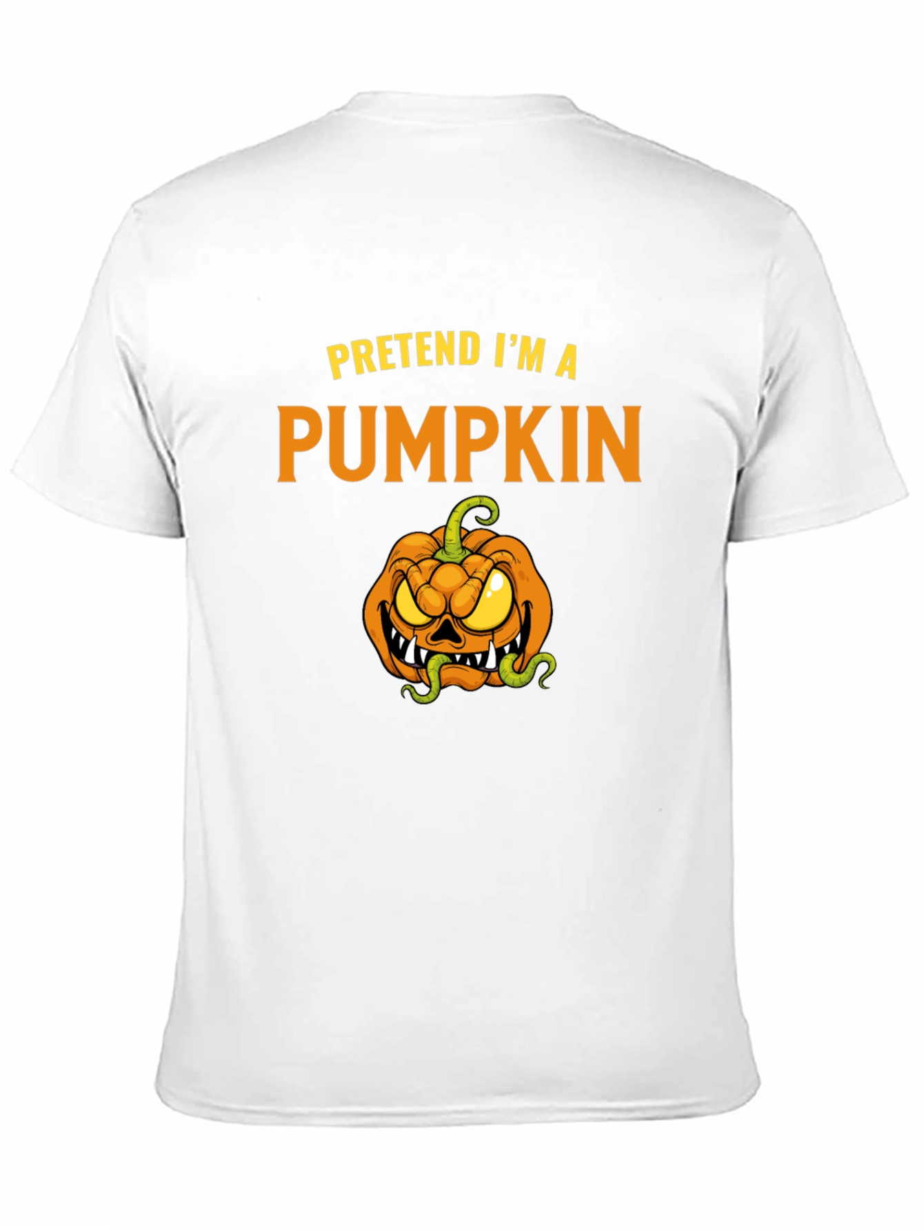 Pretend Im a Pumpkin T-Shirt Halloween Costume