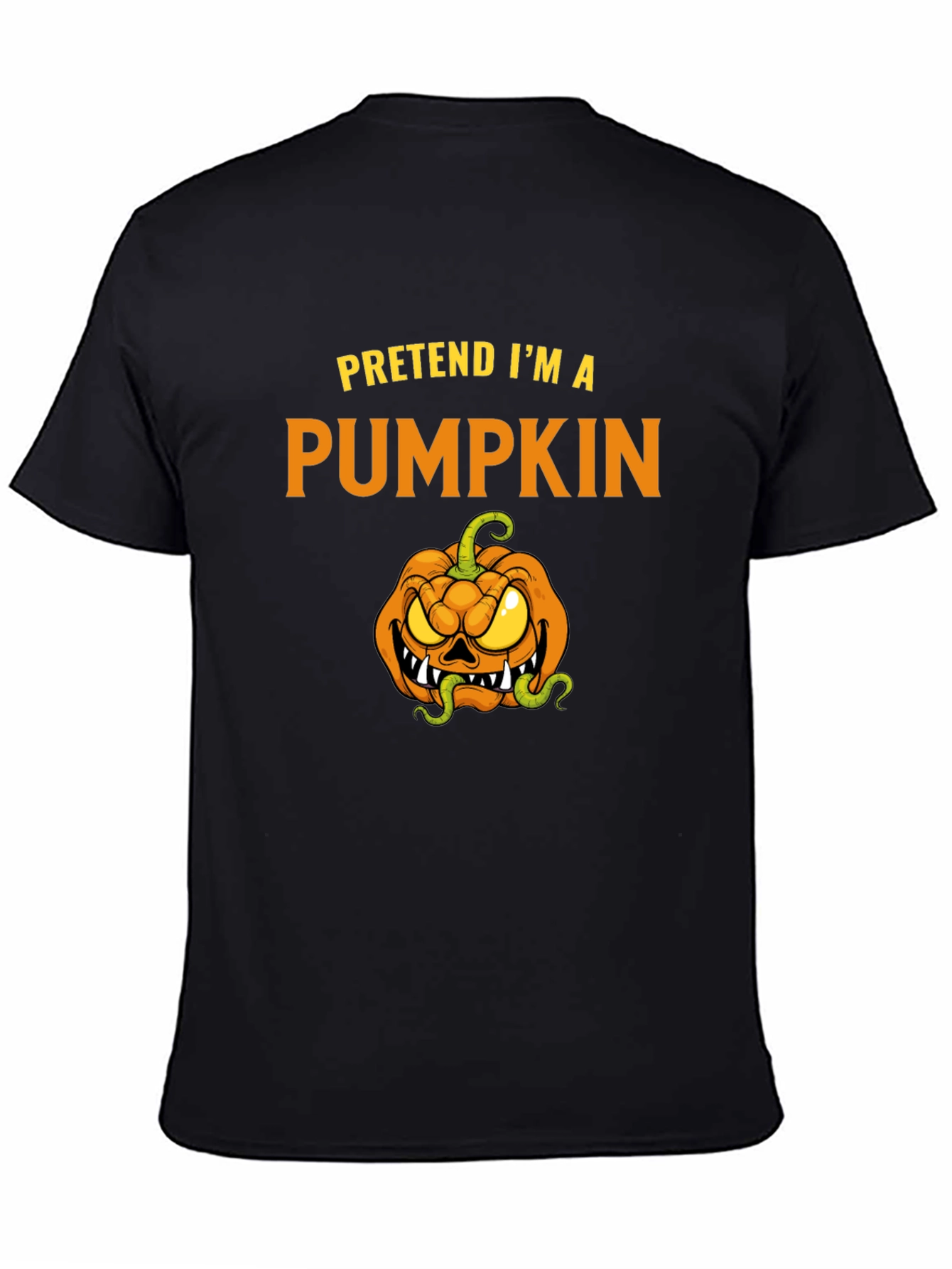 Pretend Im a Pumpkin T-Shirt Halloween Costume