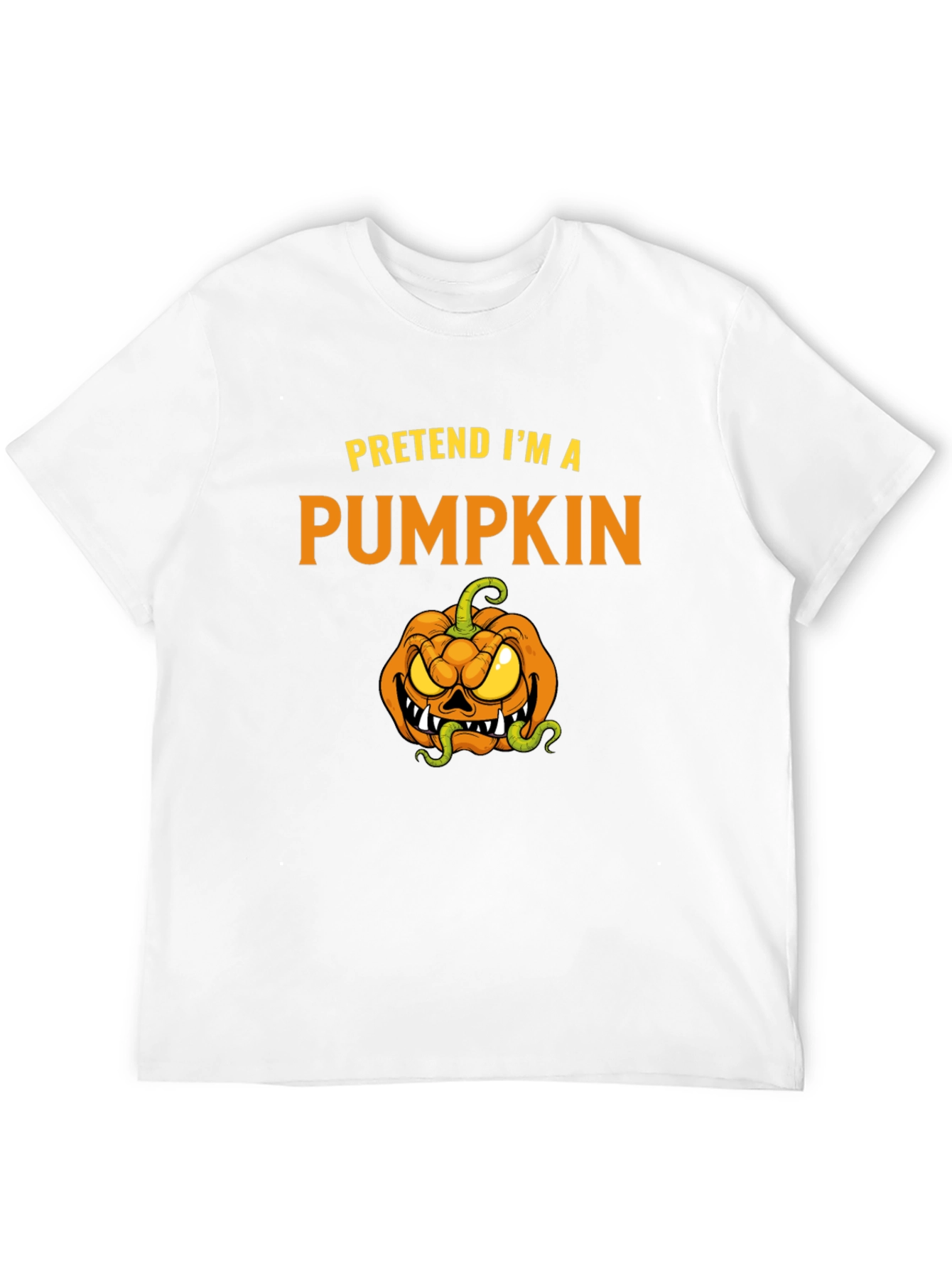 Pretend Im a Pumpkin T-Shirt Halloween Costume