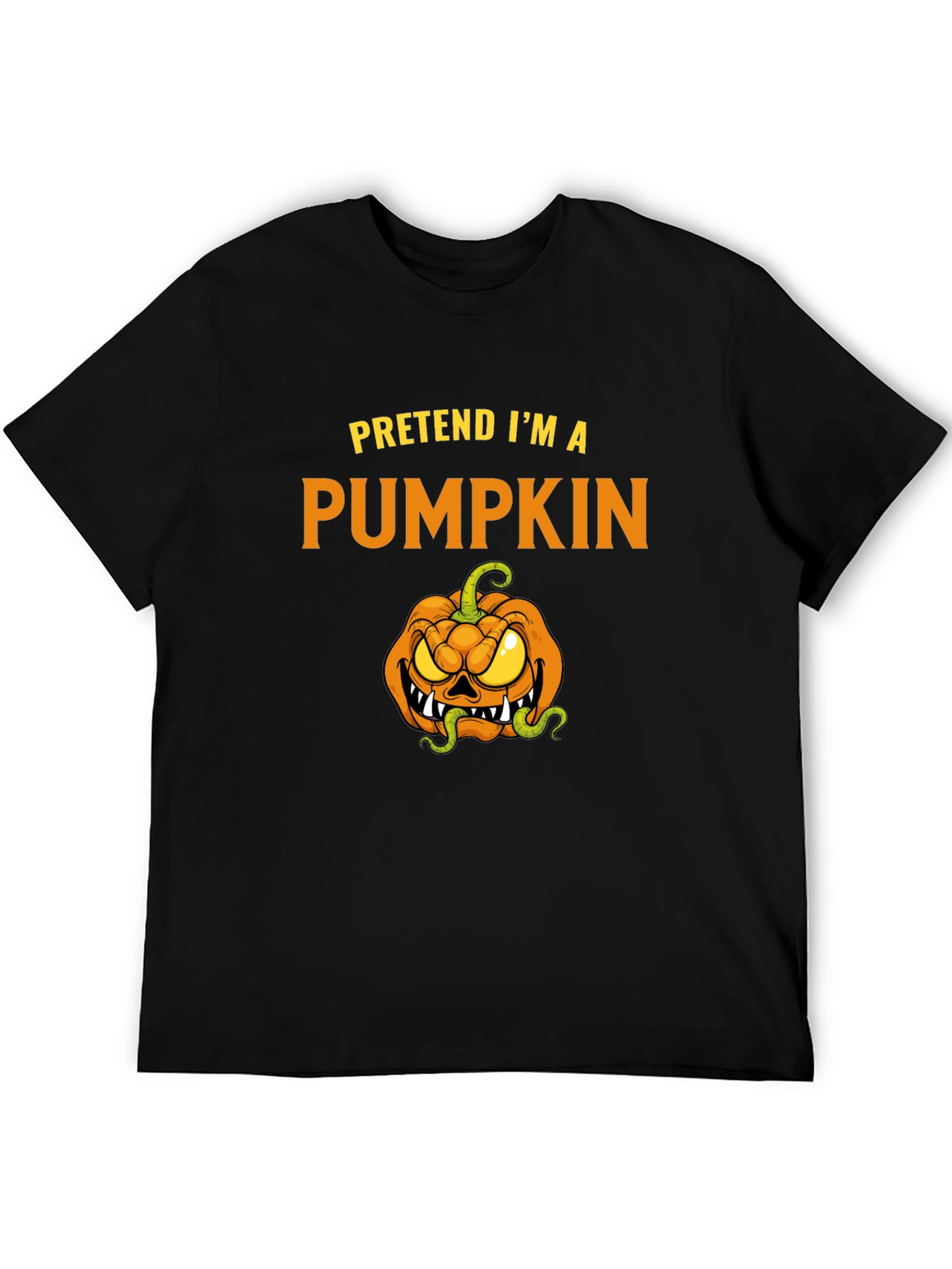 Pretend Im a Pumpkin T-Shirt Halloween Costume