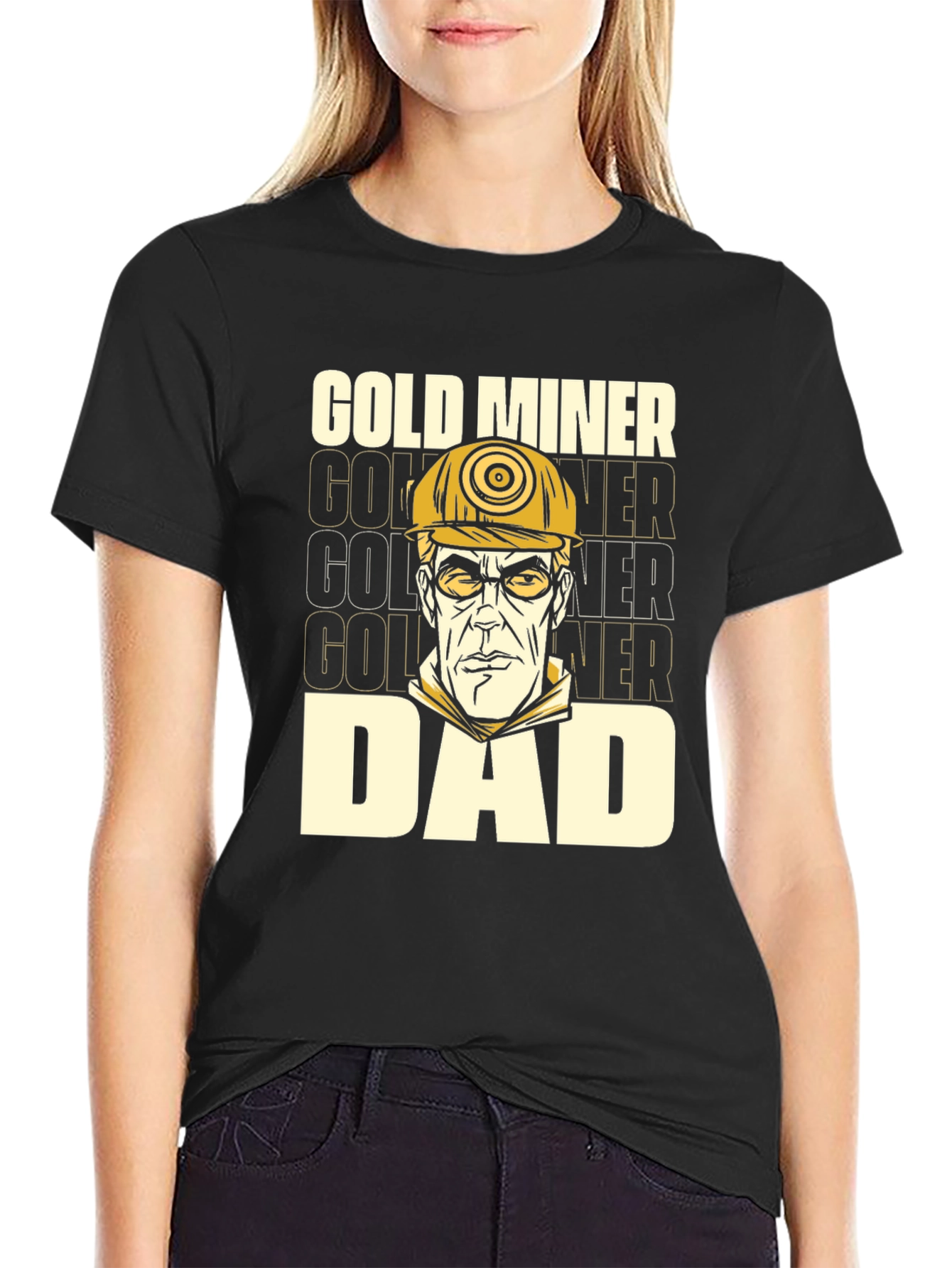 Gold Miner Dad T-Shirt - Funny Fathers Day Gift