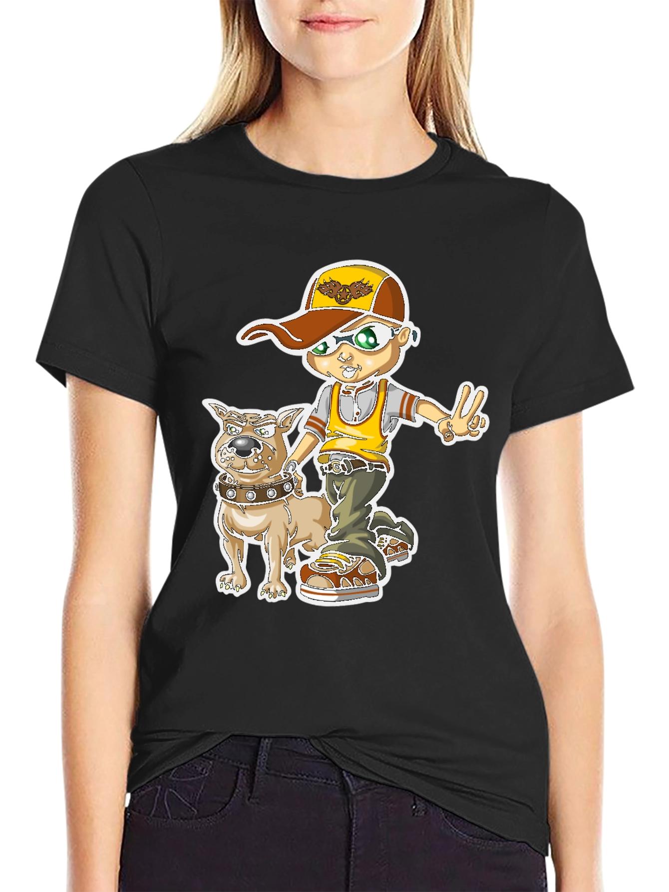 Cartoon Graphic T-Shirt