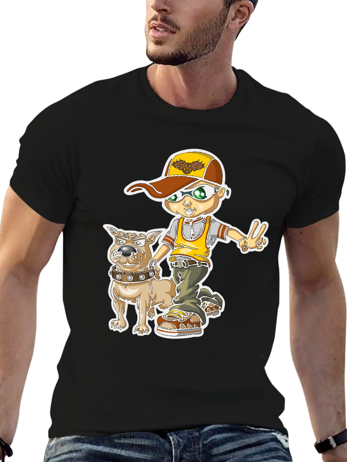 Cartoon Graphic T-Shirt