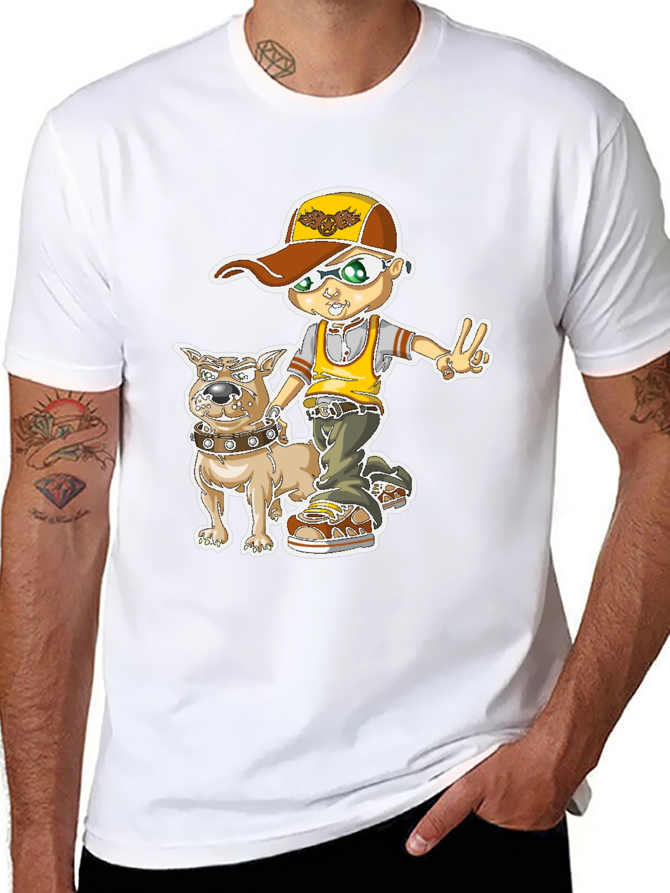 Cartoon Graphic T-Shirt