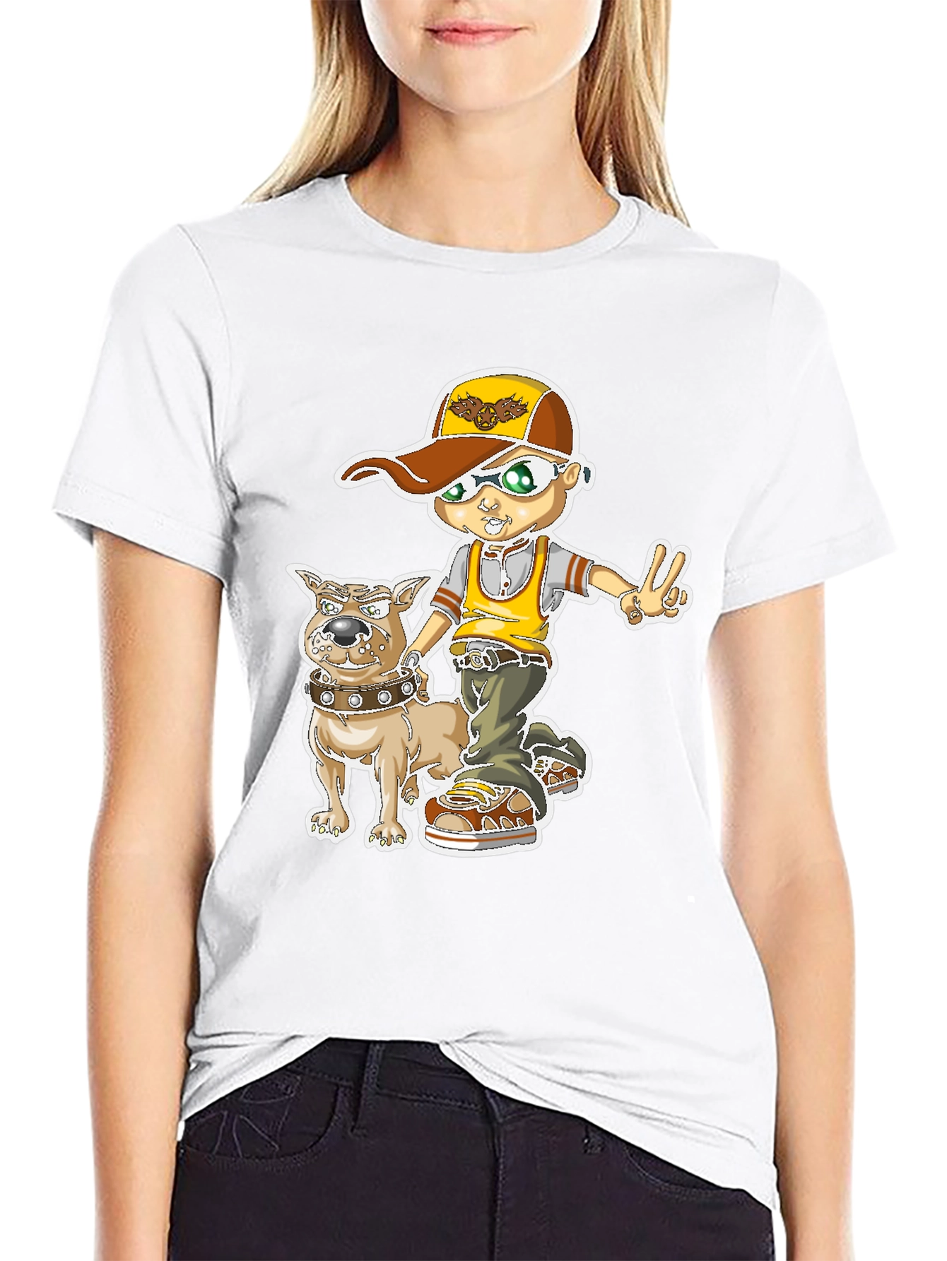 Cartoon Graphic T-Shirt