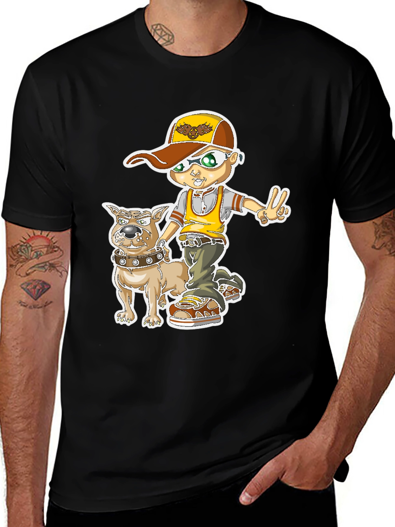 Cartoon Graphic T-Shirt