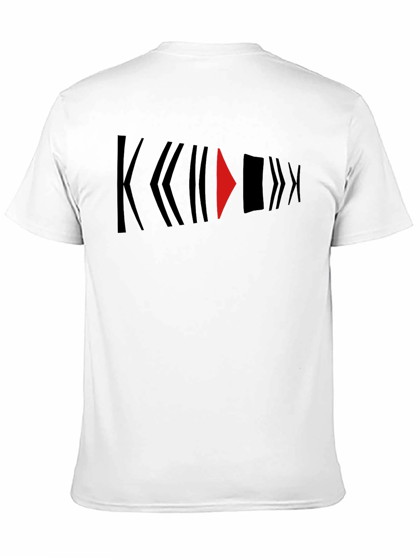 Abstract Arrow Black T-Shirt