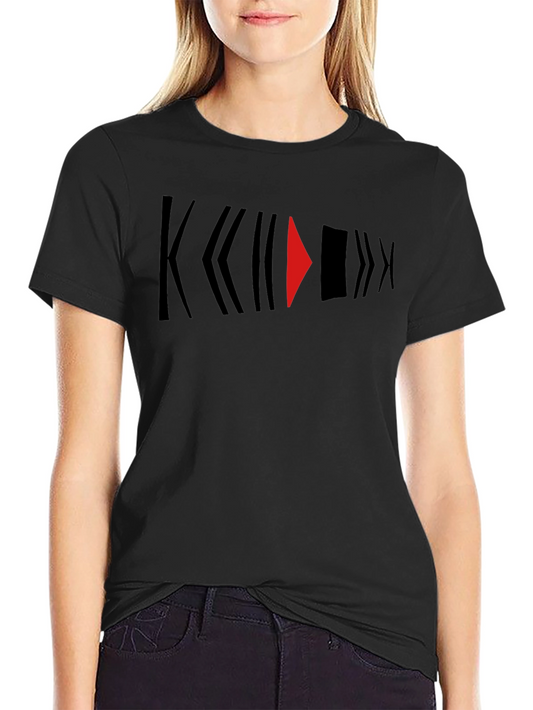 Abstract Arrow Black T-Shirt