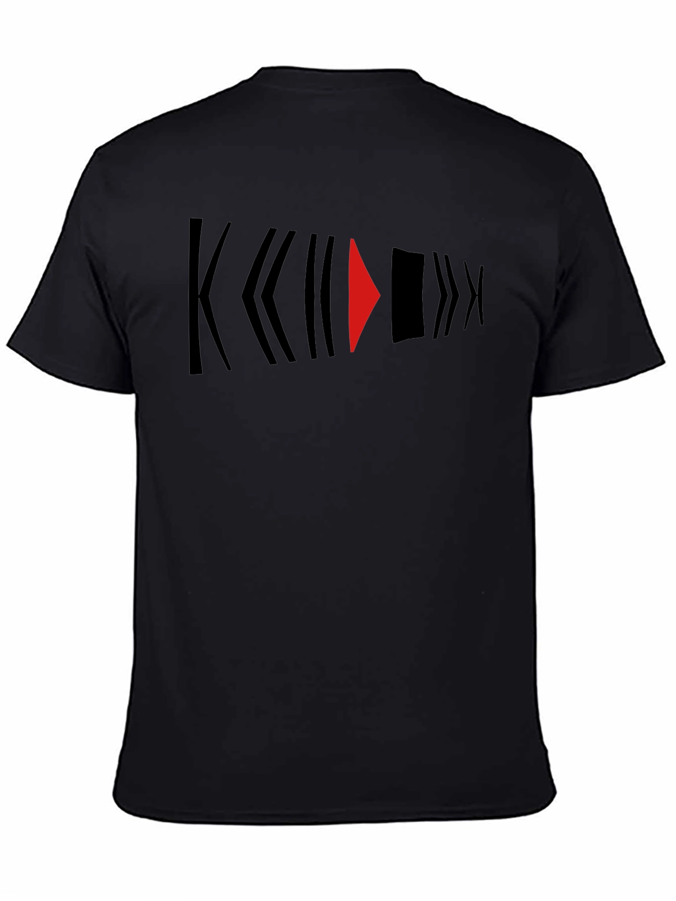 Abstract Arrow Black T-Shirt