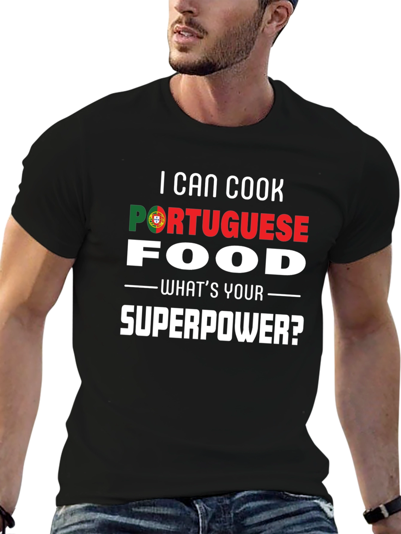I Can Cook Portuguese Food - Superpower T-Shirt
