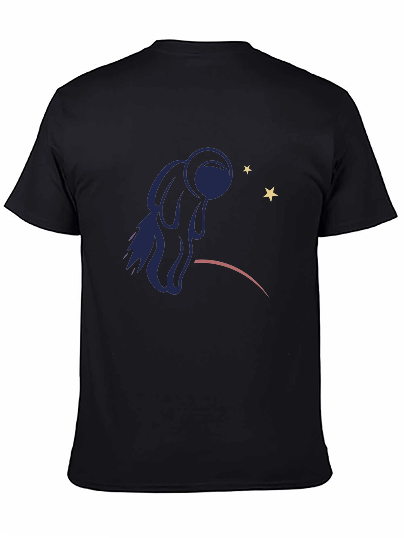 Astronaut T-Shirt - Black Space Tee