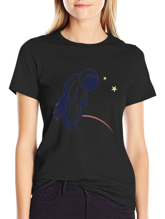 Astronaut T-Shirt - Black Space Tee