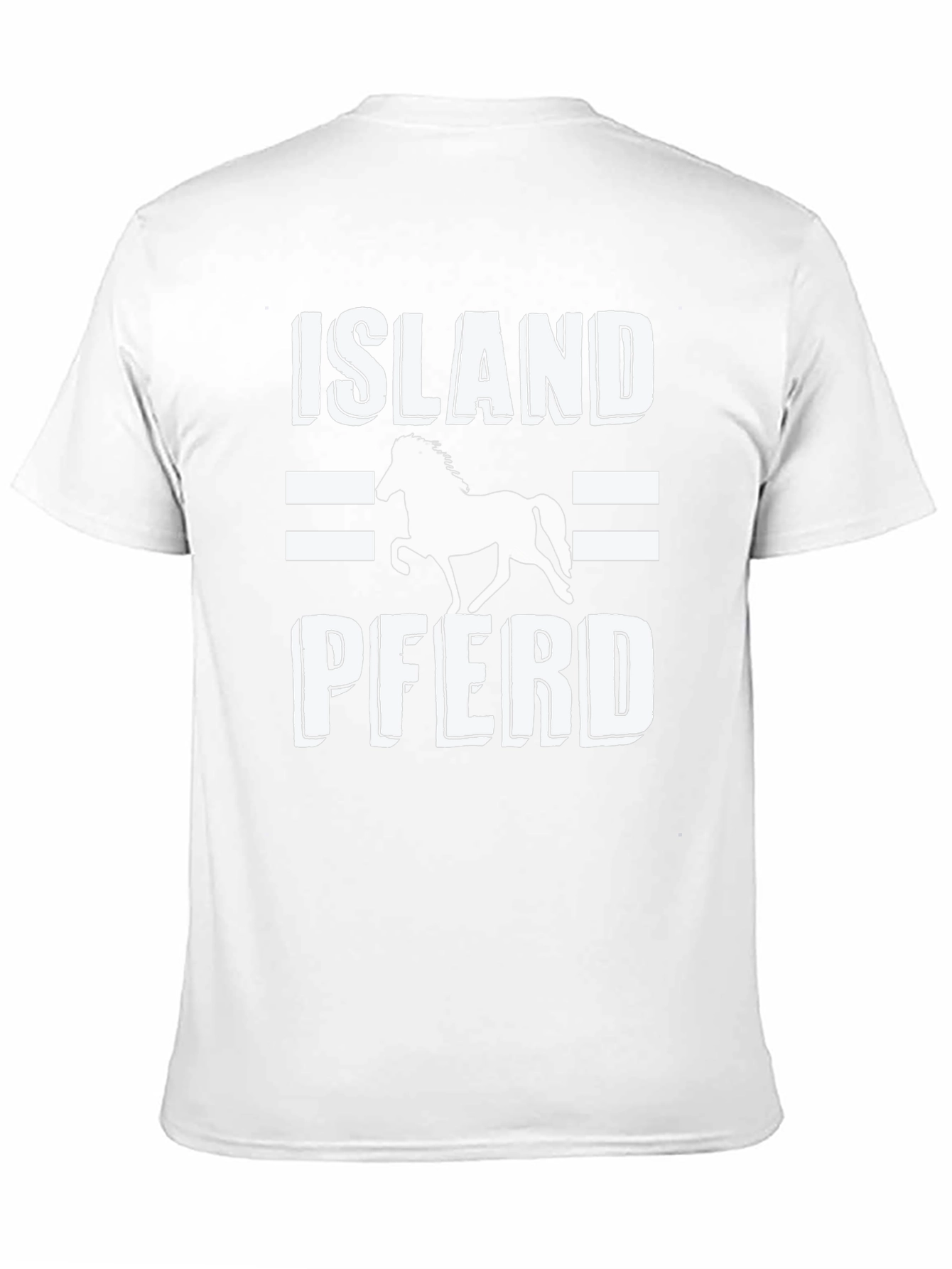 Island Pferd Horse T-Shirt Black
