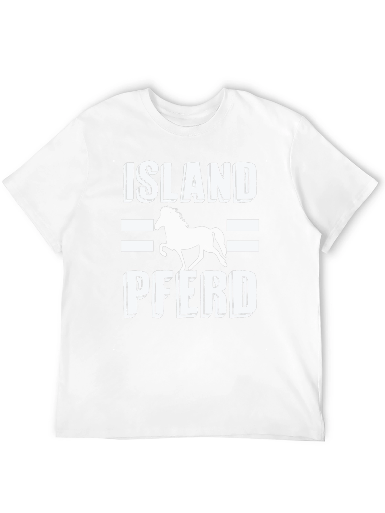 Island Pferd Horse T-Shirt Black