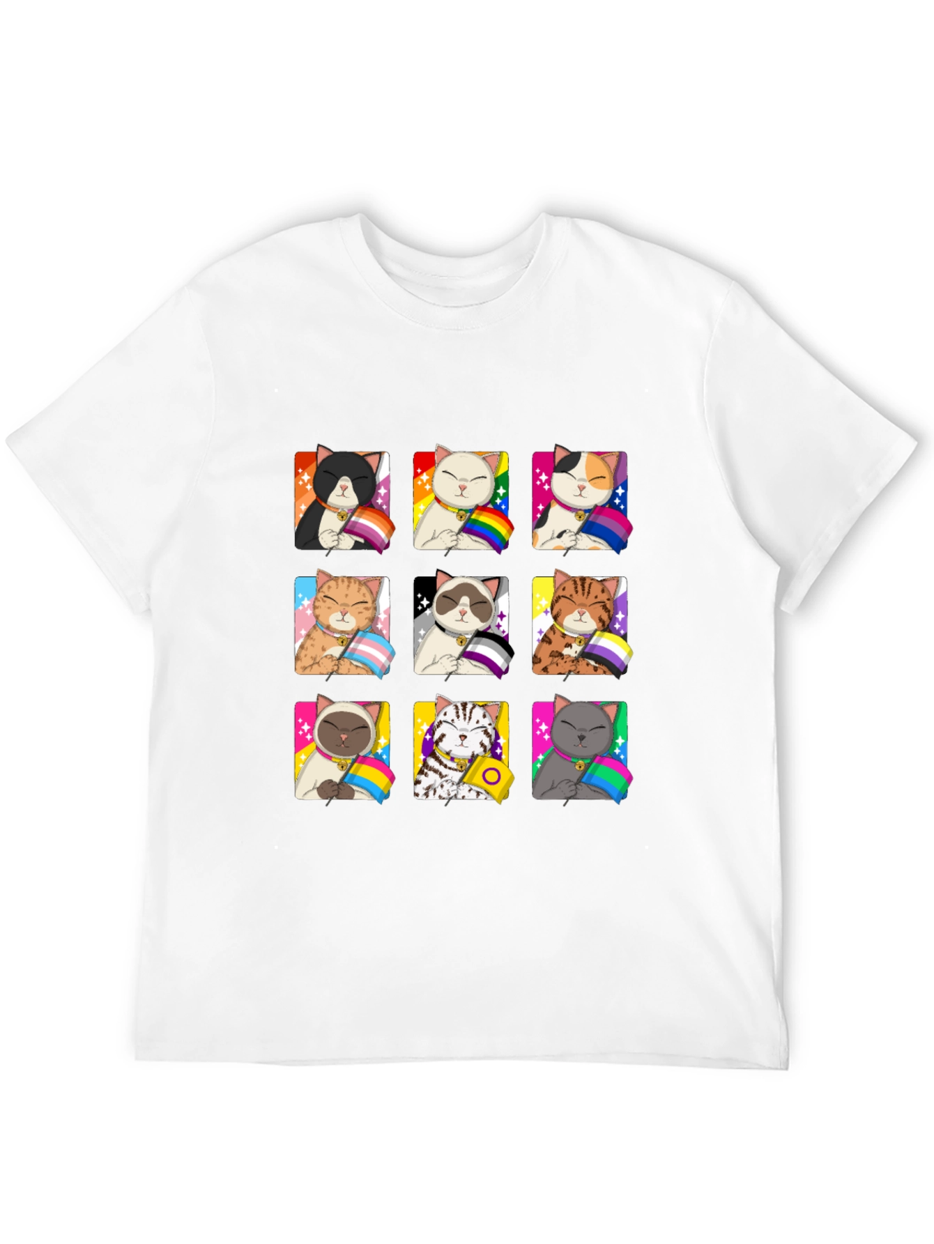Pride Cats T-Shirt LGBTQ+ Graphic Tee
