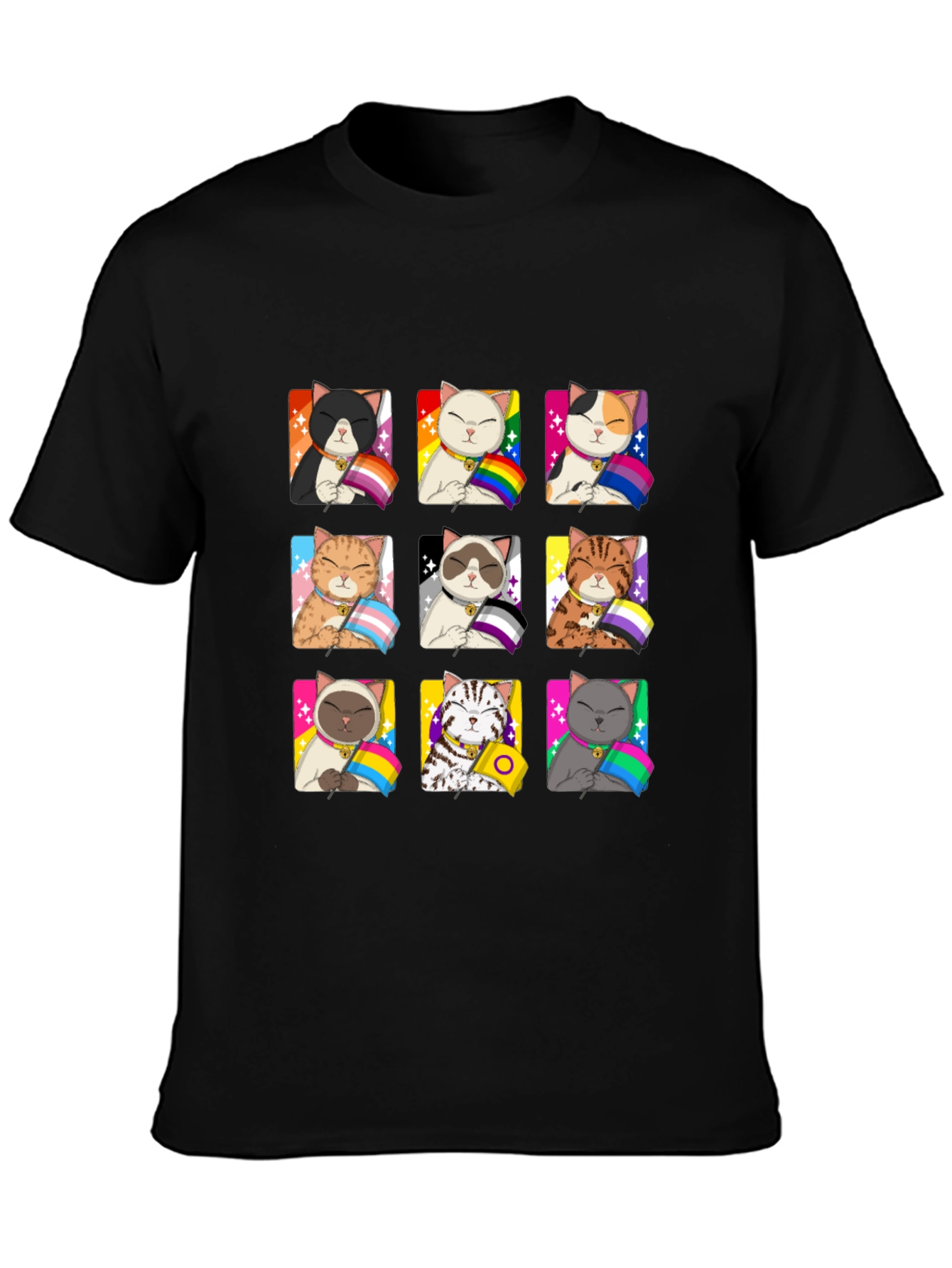 Pride Cats T-Shirt LGBTQ+ Graphic Tee