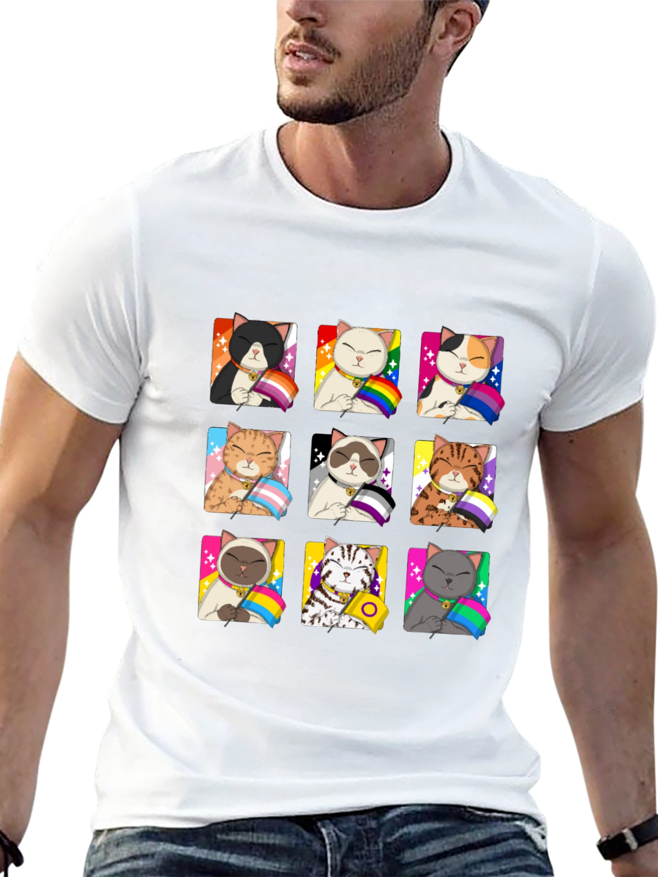 Pride Cats T-Shirt LGBTQ+ Graphic Tee